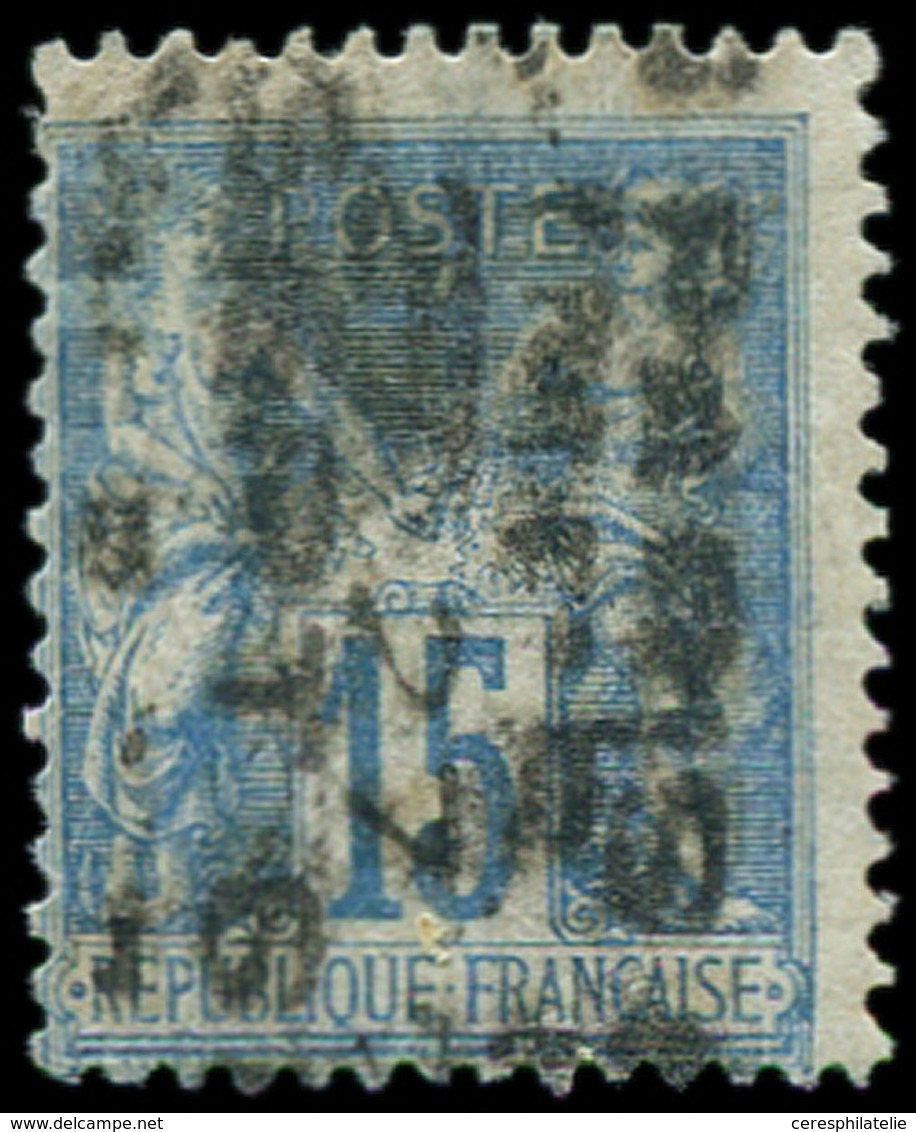 (*) PREOBLITERES 17  Sage, 15c. Bleu, Surchargé 27 SEPT., Petit Défaut, Sinon TB. C - 1893-1947