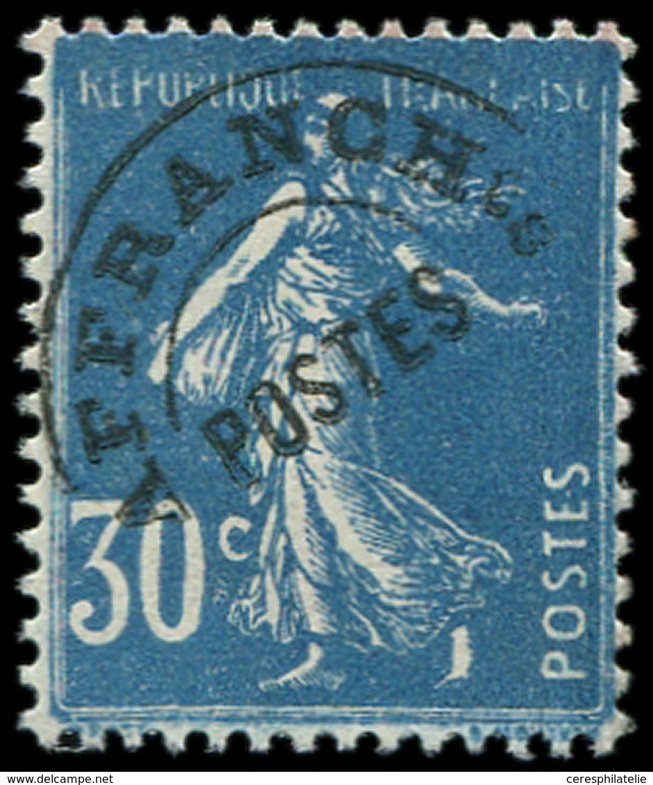 ** PREOBLITERES 60  Semeuse Camée, 30c. Bleu, TB - 1893-1947