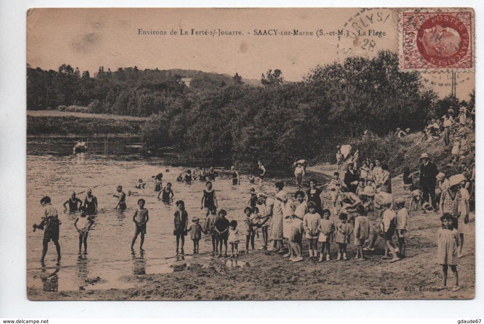 SAACY SUR MARNE (77) - LA PLAGE - ENVIRONS DE LA FERTE SOUS JOUARRE - Autres & Non Classés