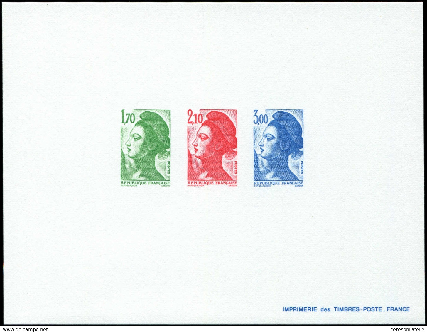 EPREUVES DE LUXE 2318/20 Liberté De 1984, épreuve Collective, TB - Luxury Proofs