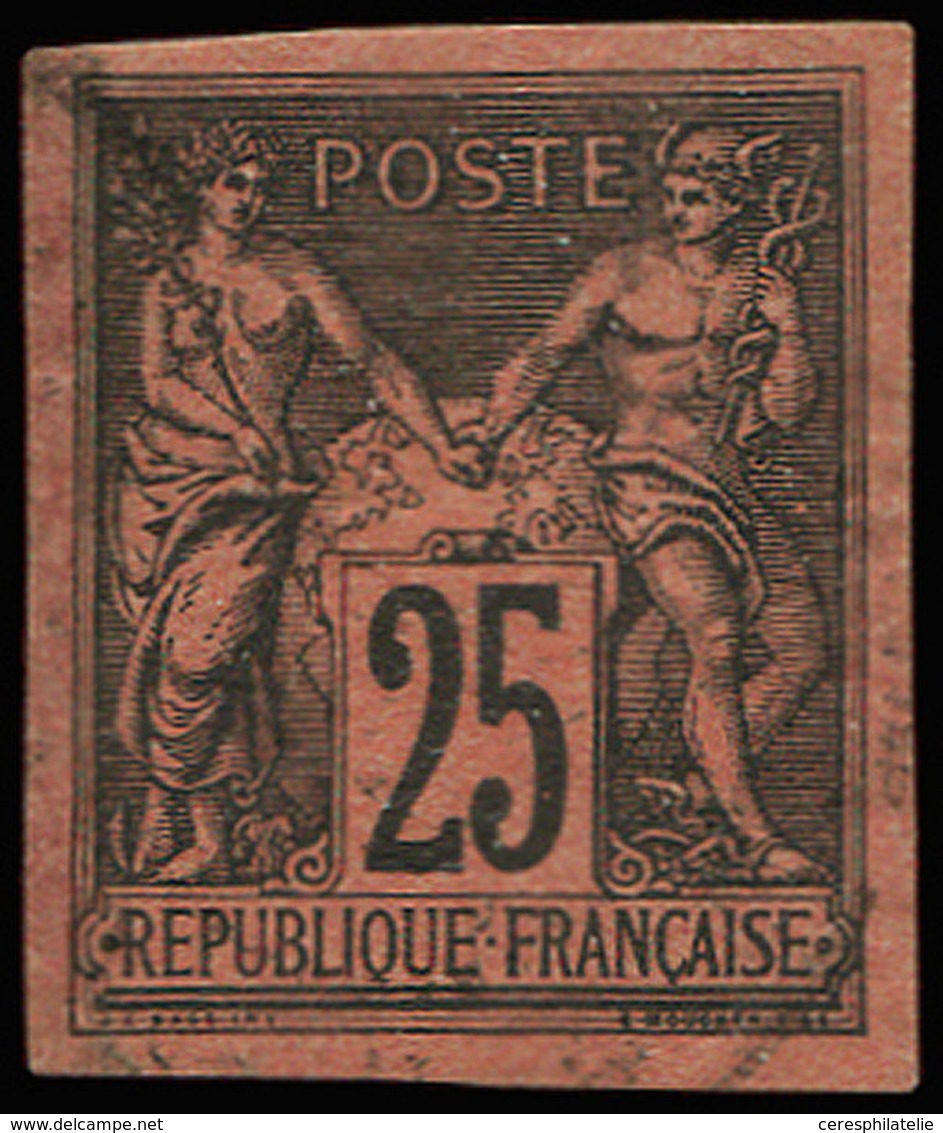 43   25c. Noir Sur Rouge, Oblitération Légère, TB/TTB - Other & Unclassified