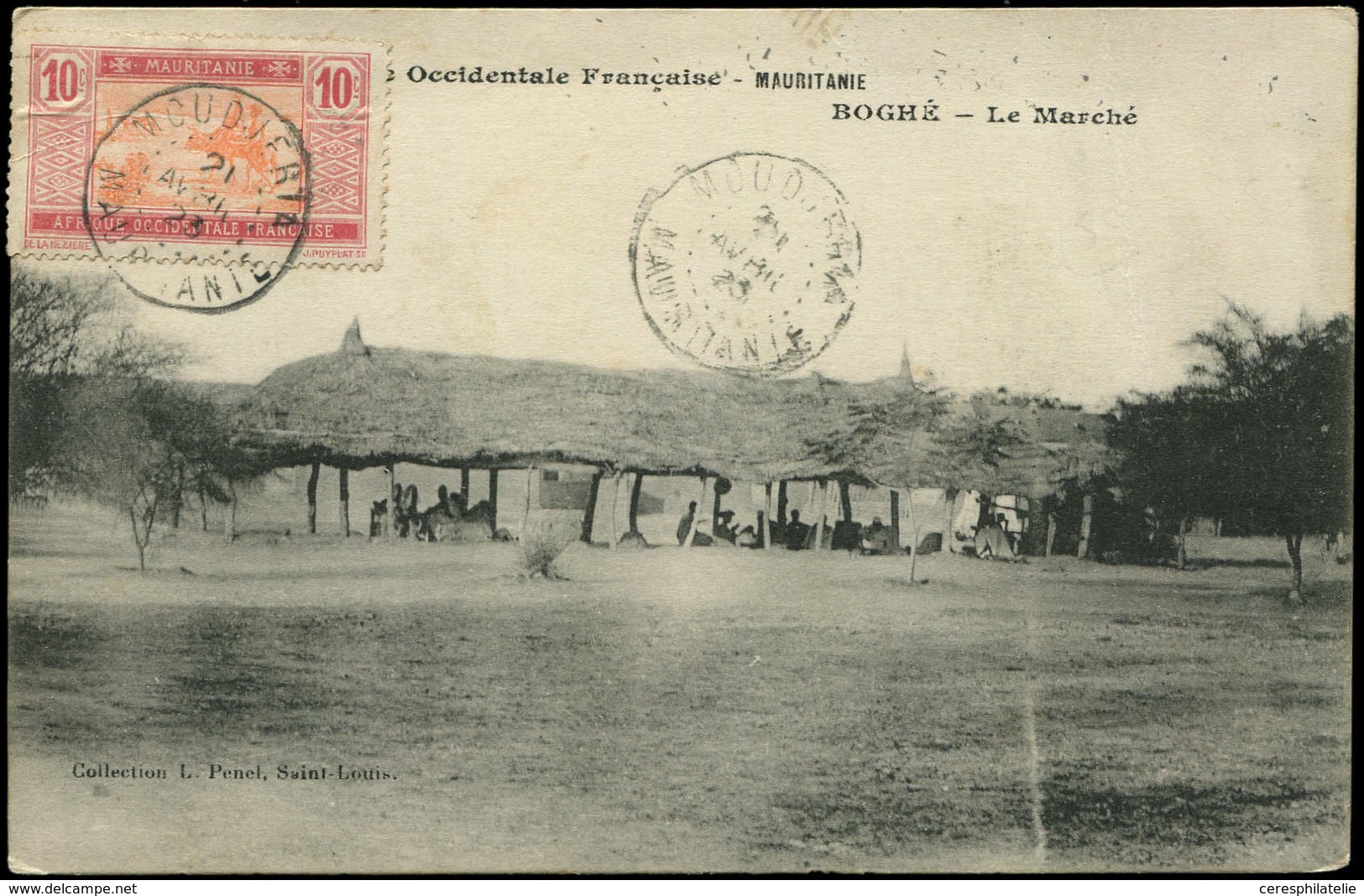 Let MAURITANIE N°21 Obl. MOUDJERIA 21/4/23 Sur CP, TB - Other & Unclassified