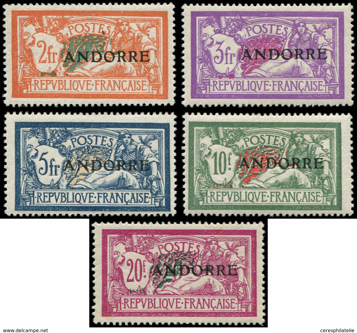 * ANDORRE 19/23 : N°19 Et 23 **, TB - Used Stamps