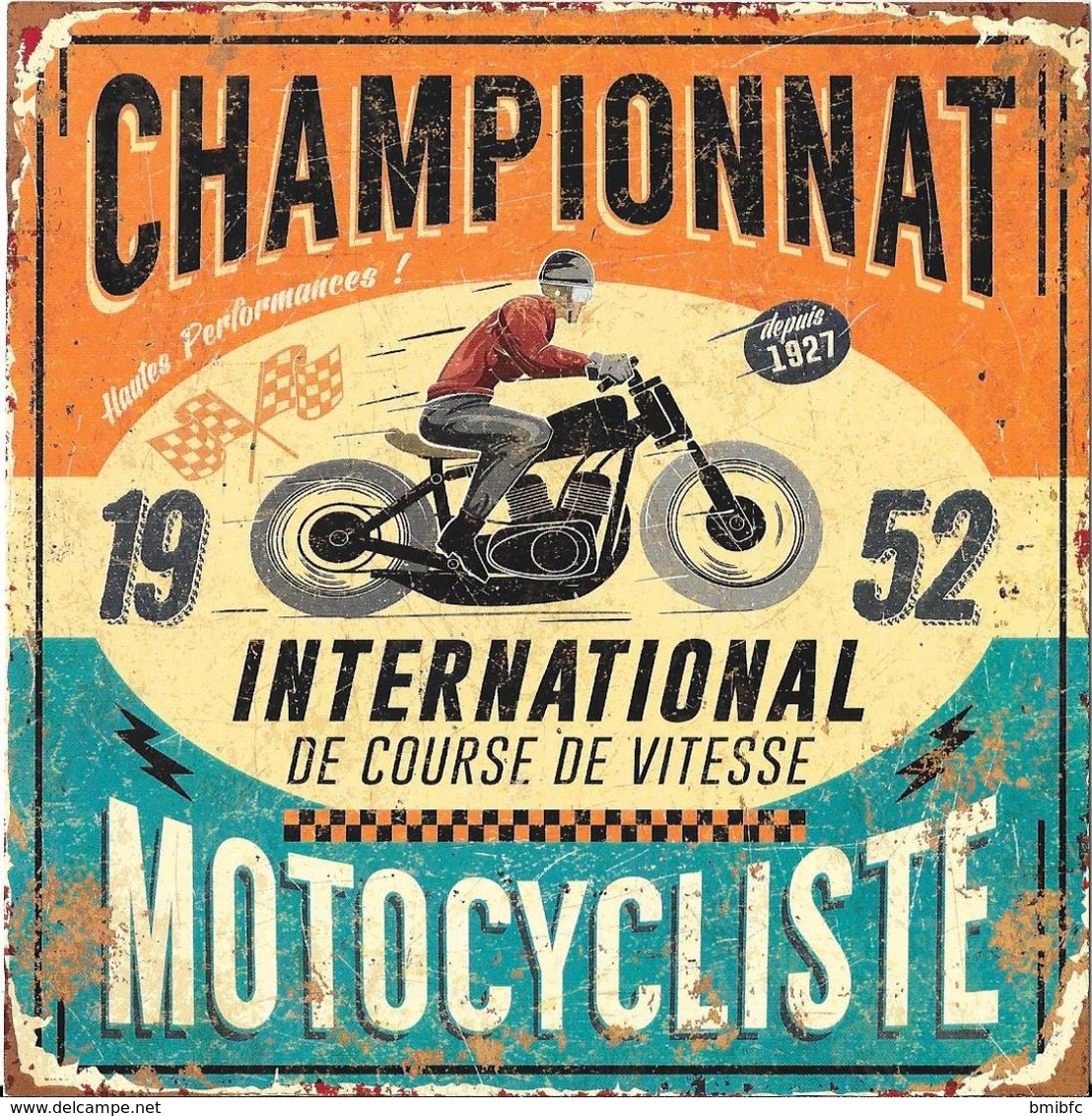 * CHAMPIONNAT INTERNATIONAL De Course De Vitesse - MOTOCYCLISTE - Motociclismo