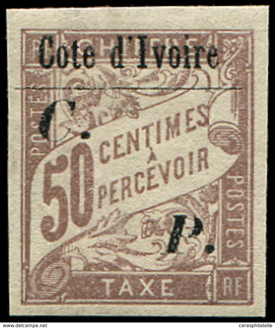 * COTE D'IVOIRE Colis Px 18 : 50c. Lilas, TB - Other & Unclassified