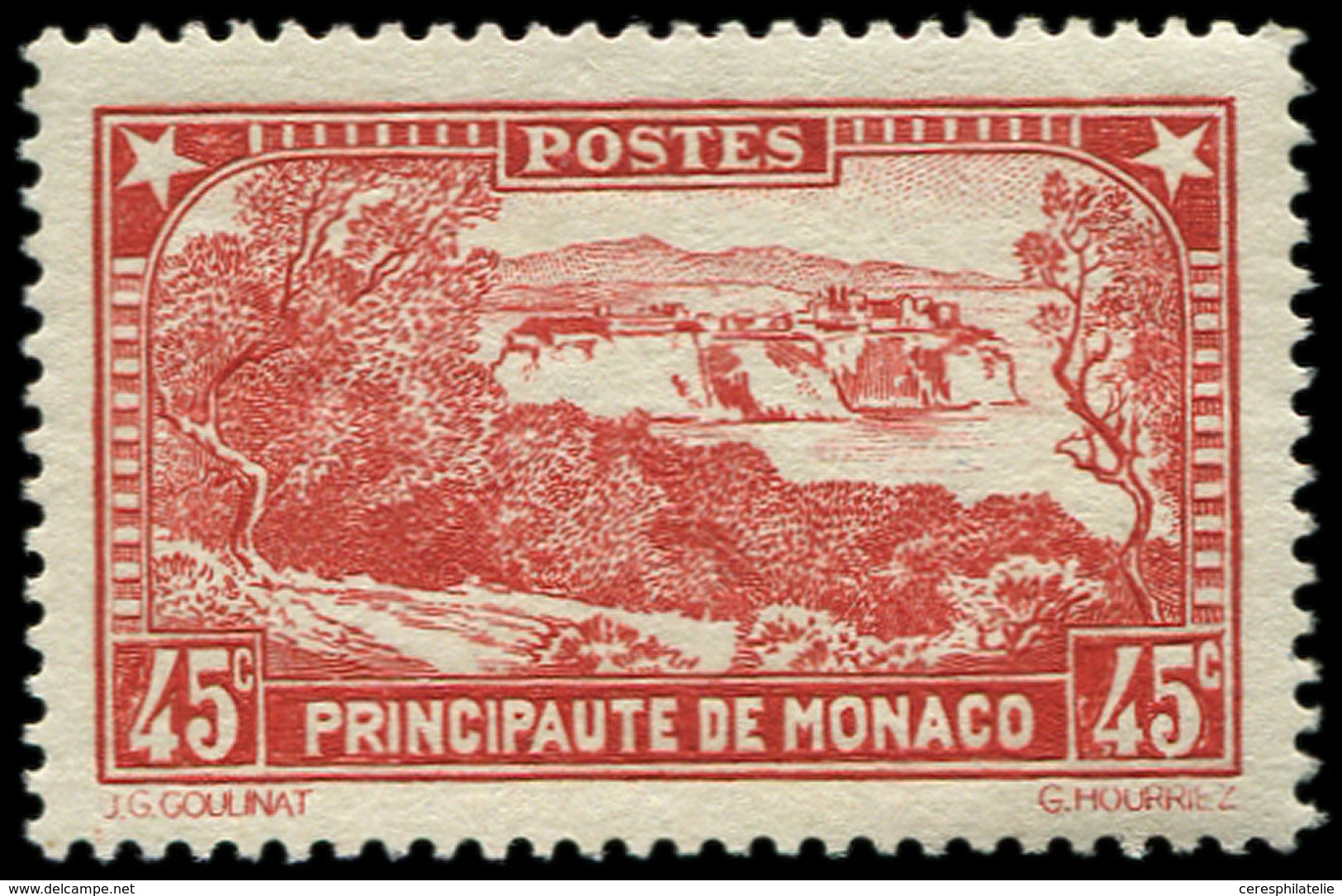 ** MONACO 123a : 45c. Rouge-brique, TB - Used Stamps