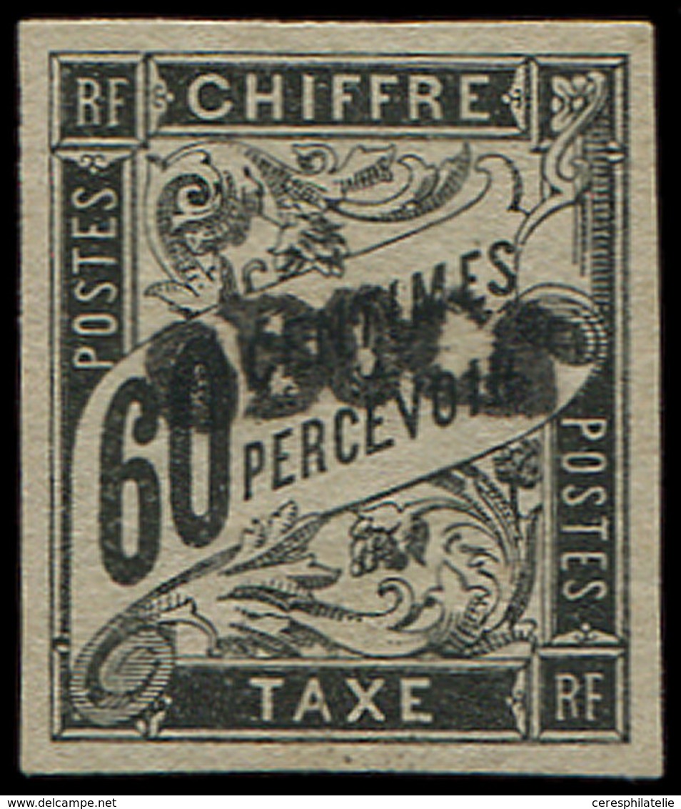 * OBOCK Taxe 4 : 60c. Noir, TB - Other & Unclassified