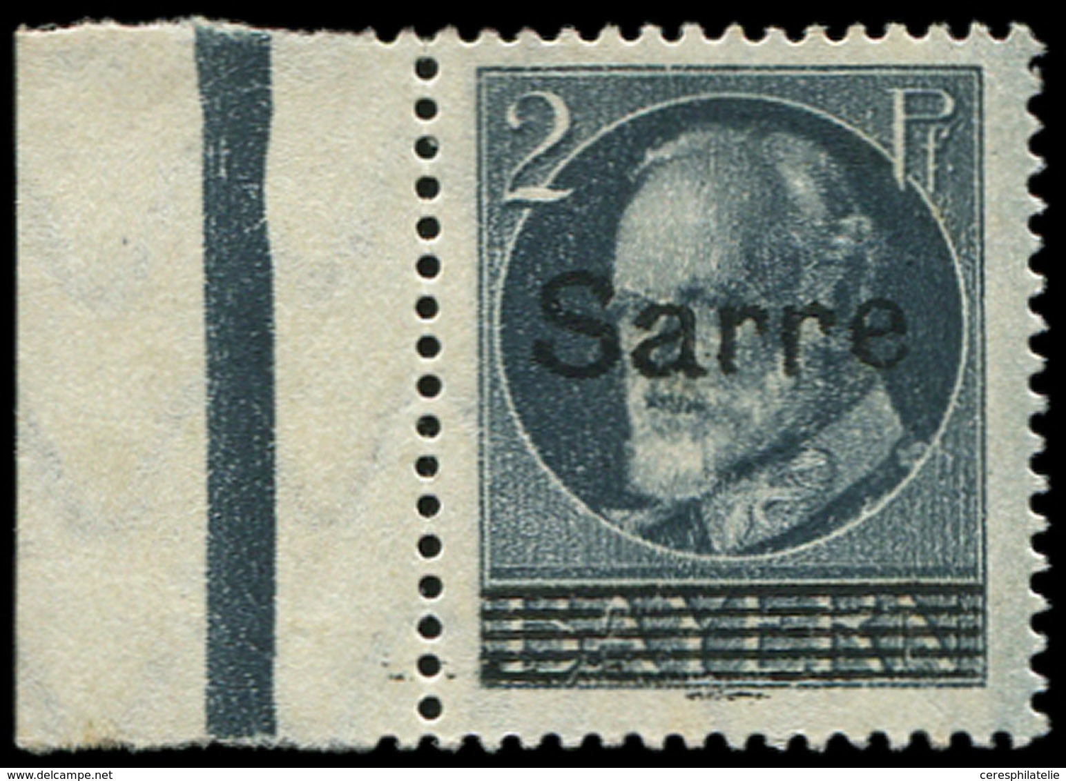 ** SARRE 17B : 2pf. Gris, Bdf, Rouss., Sinon TB. Br - Unused Stamps