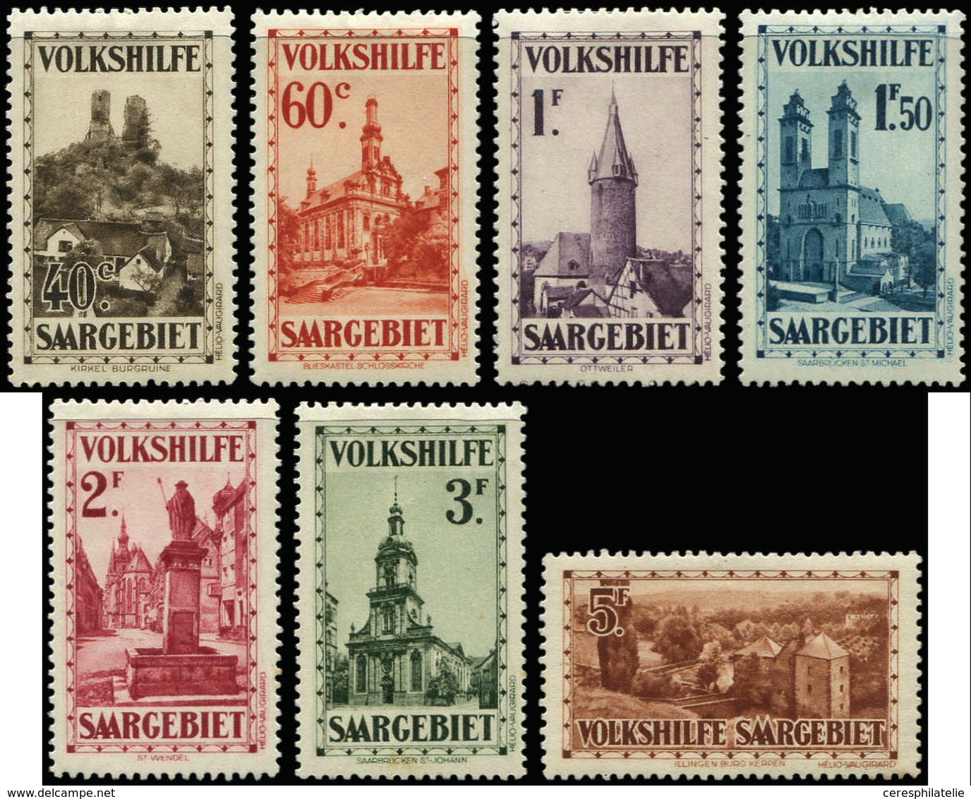 * SARRE 155/61 : La Série, TB - Unused Stamps