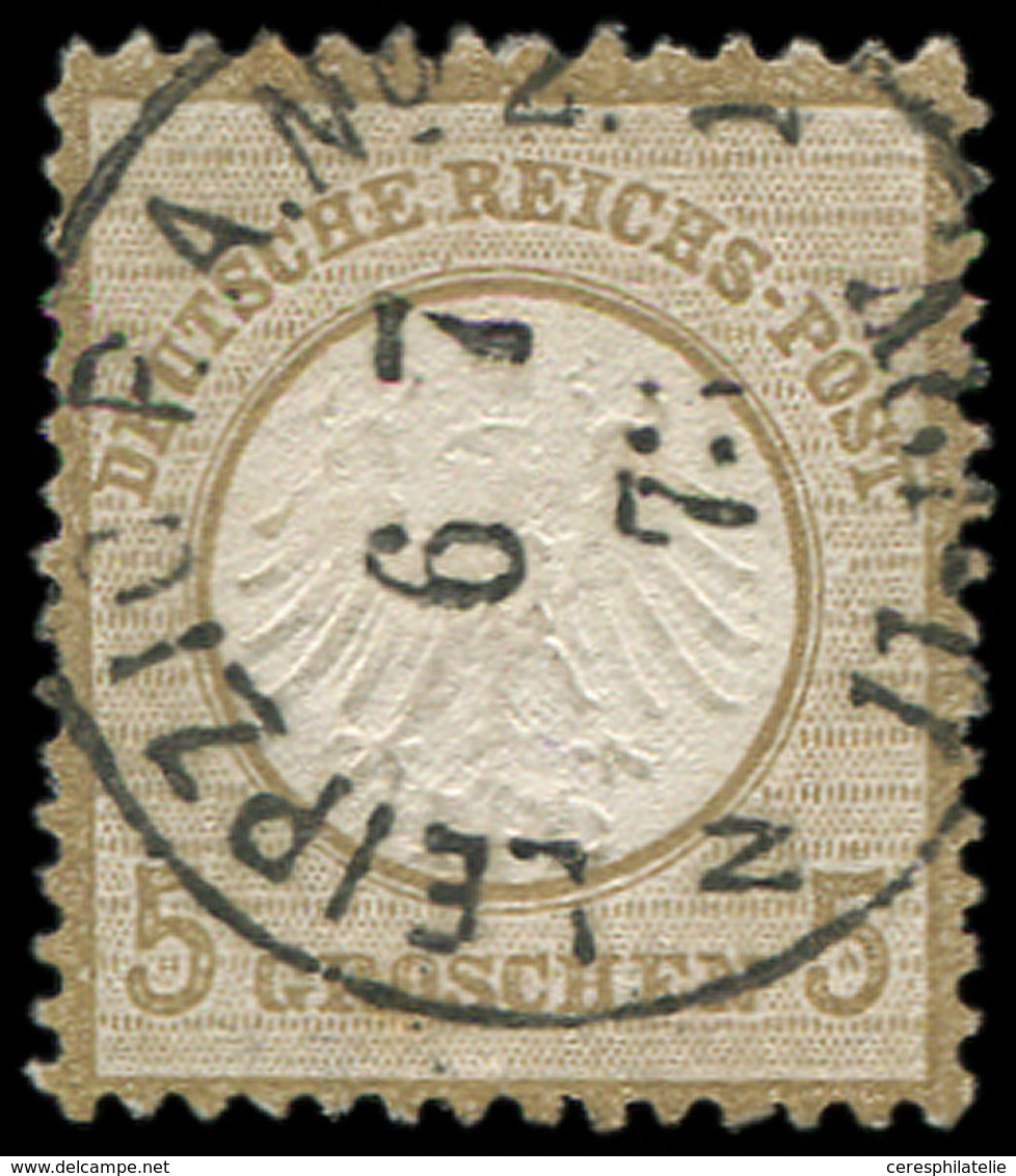 EMPIRE 6 : 5g. Bistre, Obl. Càd LEIPZIG 6/7/75, TB - Used Stamps