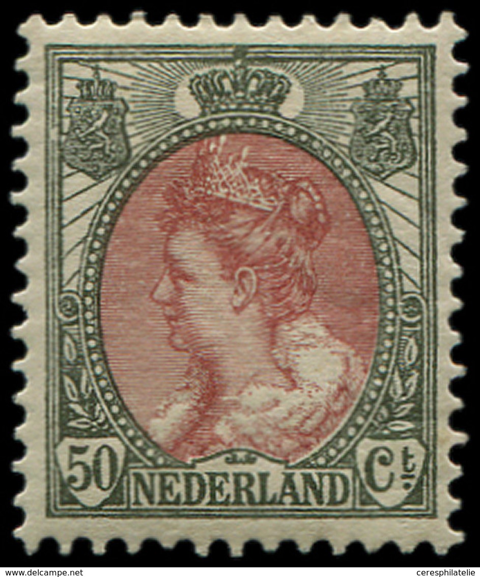 * PAYS-BAS 60 : 50c. Bronze Et Grenat, TB - Errors & Oddities