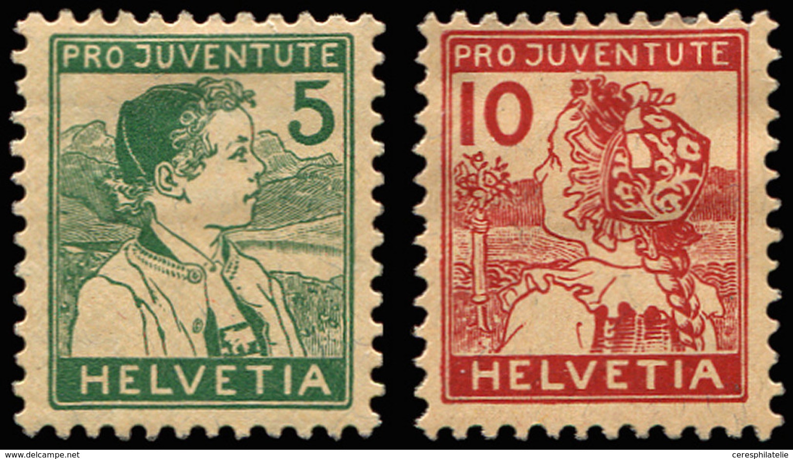 * SUISSE 149/50 : Pro-Juventute, TB - Used Stamps