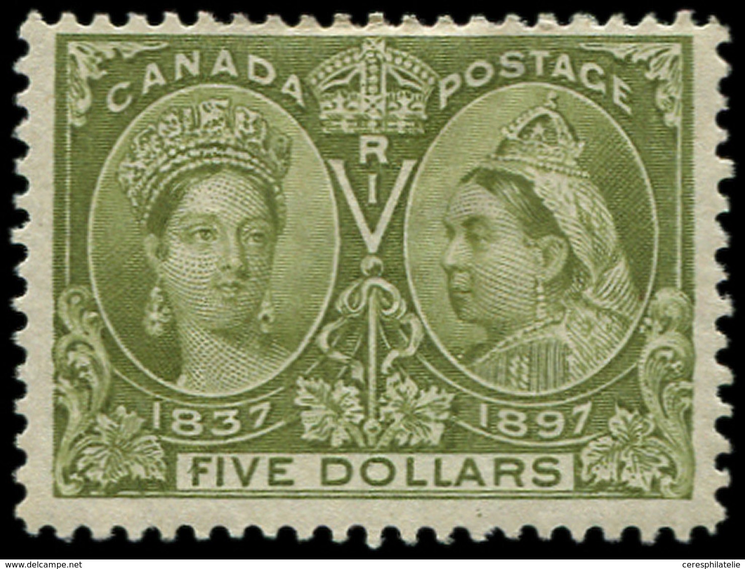 * CANADA 53 : 5d. Olive, TB. Br - Other & Unclassified