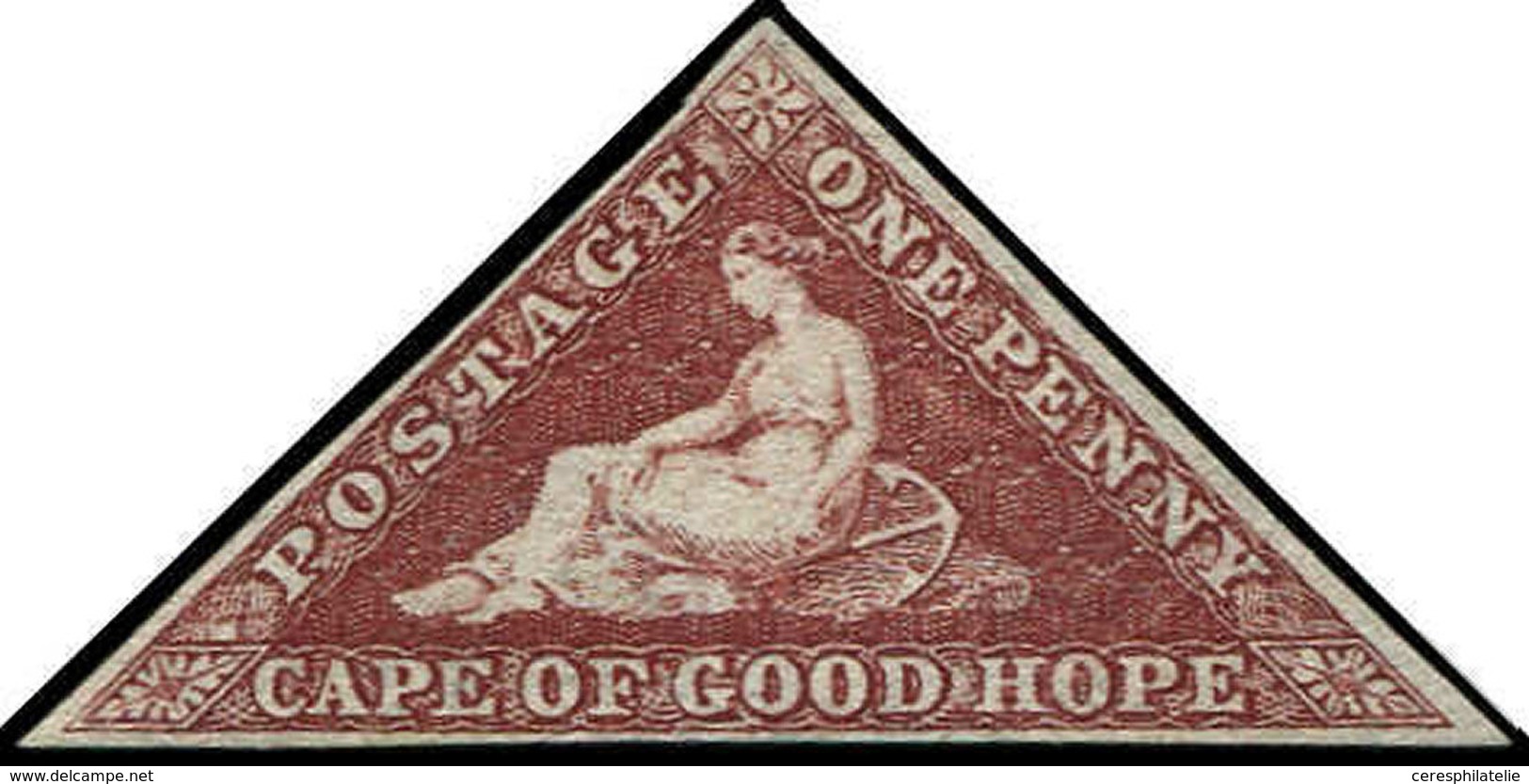 (*) CAP DE BONNE-ESPERANCE 3 : 1p. Rouge Brique, TB - Cap De Bonne Espérance (1853-1904)