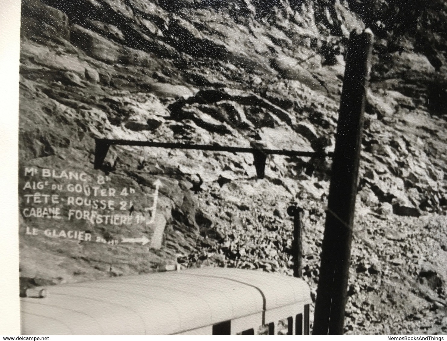 Jaren '30 - Foto Photo - Tram - Tramway Du Mont-Blanc (TMB) - Le Nid D'Aigle - 18 X 24 Cm - Photos