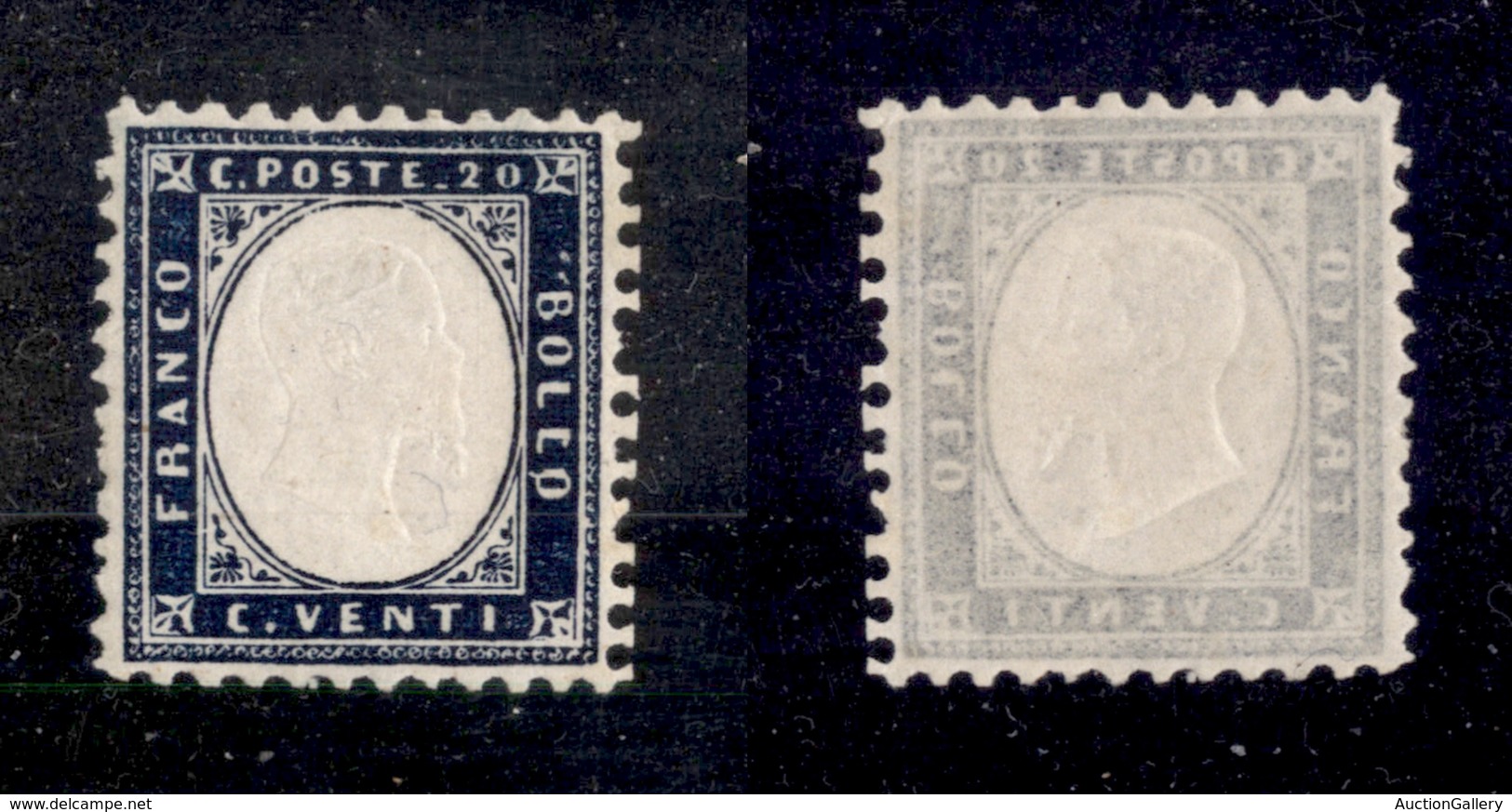 0119 REGNO - 1862 - 20 Cent (2) - Gomma Integra - Ottima Centratura (150) - Other & Unclassified