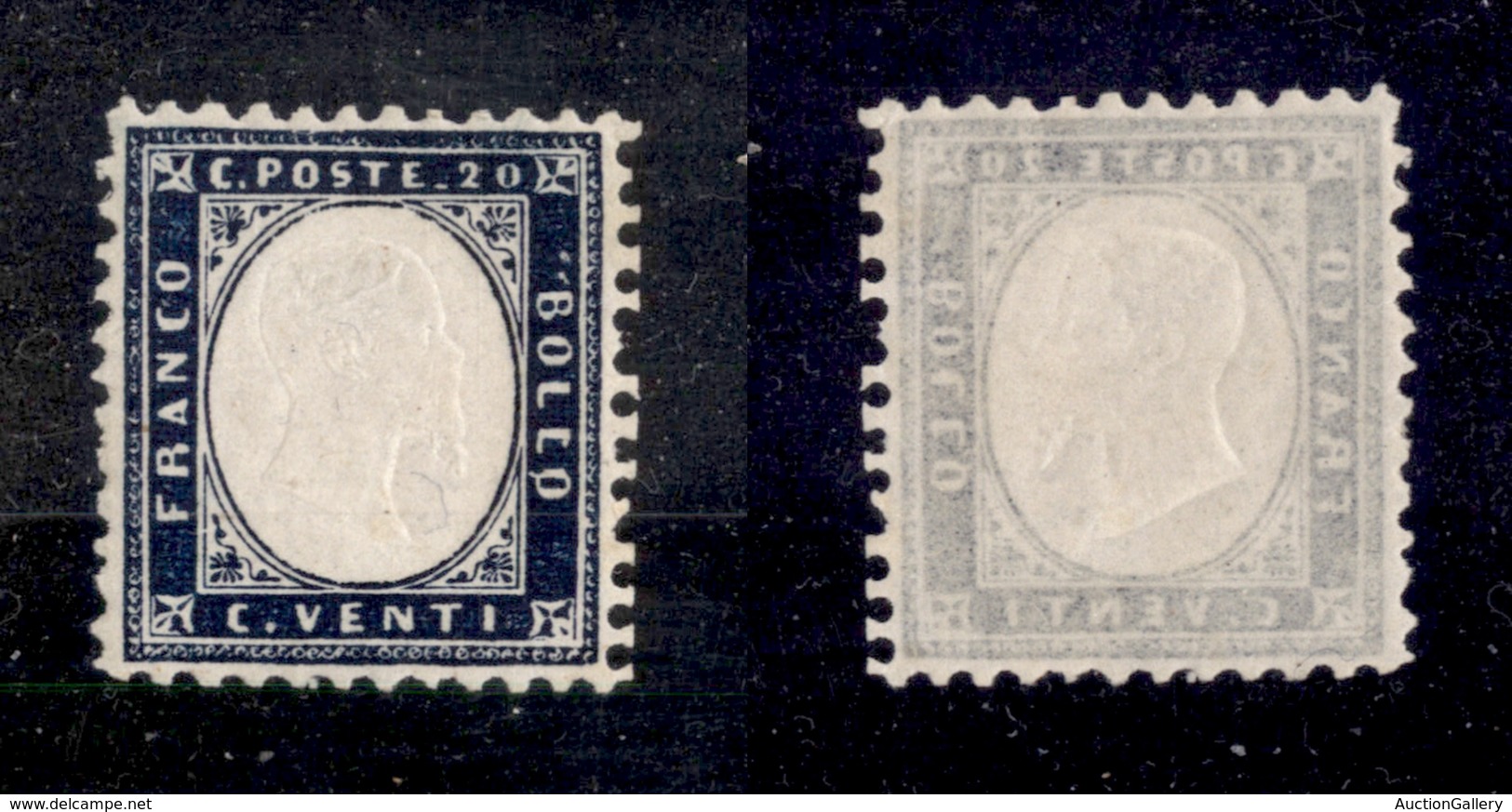 0119 REGNO - 1862 - 20 Cent (2) - Gomma Integra - Ottima Centratura (150) - Autres & Non Classés