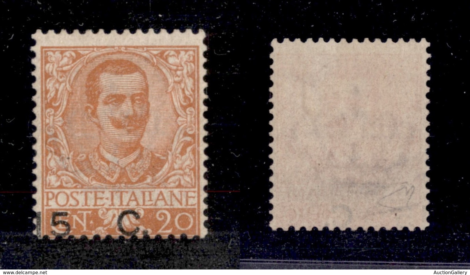 0162 REGNO - 1905 - 15 Cent Su 20 (79cb) - Gomma Integra - Diena (975) - Andere & Zonder Classificatie