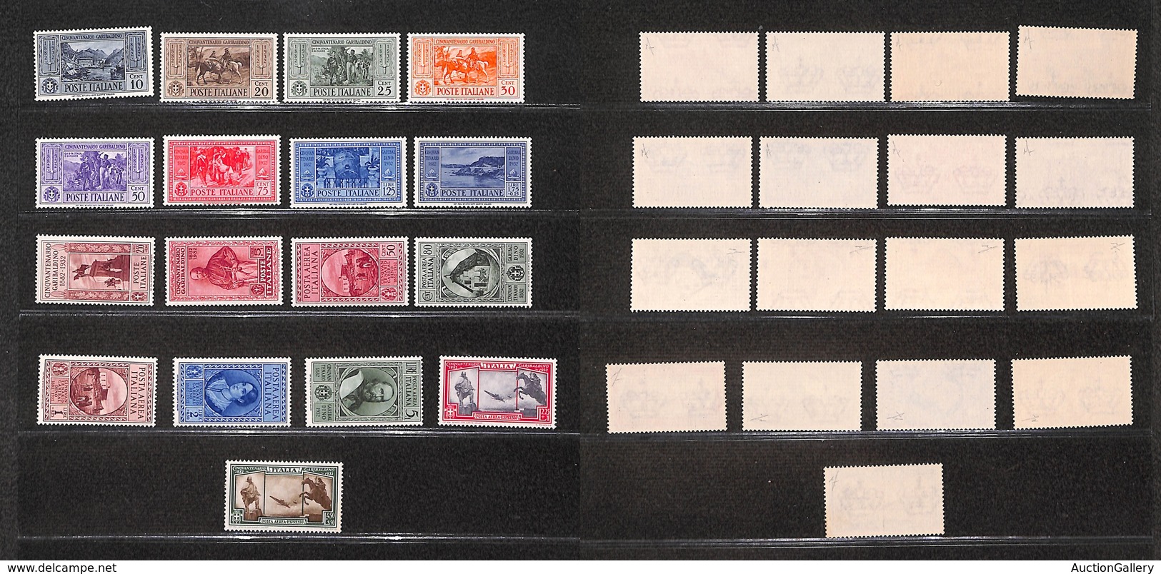 0216 REGNO - 1932 - Garibaldi (315/324+Aerea 32/38) - Serie Completa - Gomma Integra (725) - Other & Unclassified