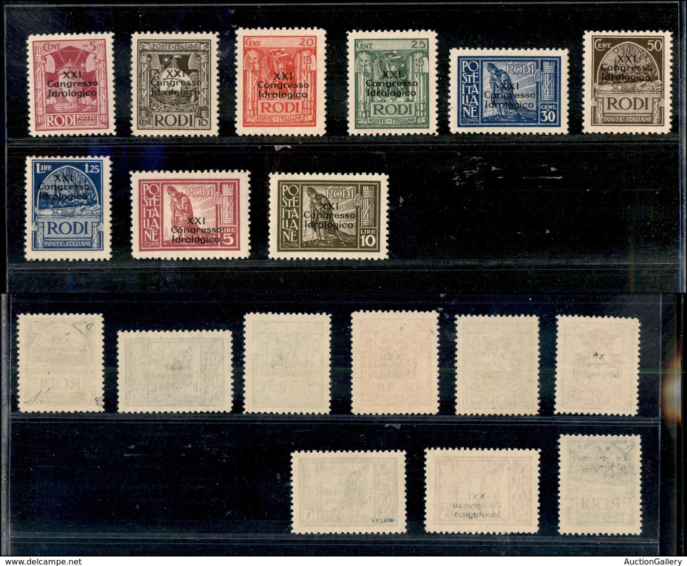 0576 COLONIE - EGEO - 1930 - Congresso Idrologico (12/20) - Serie Completa - Gomma Integra - Cert. Diena (7.000) - Other & Unclassified