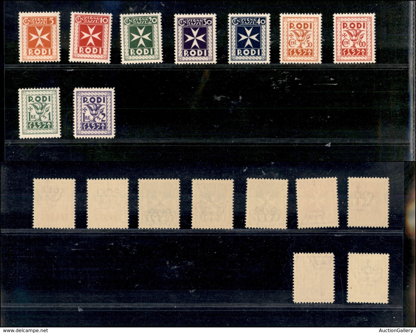 0585 COLONIE - EGEO - 1934 - Segnatasse (1/9) - Serie Completa - Gomma Integra - Sonstige & Ohne Zuordnung