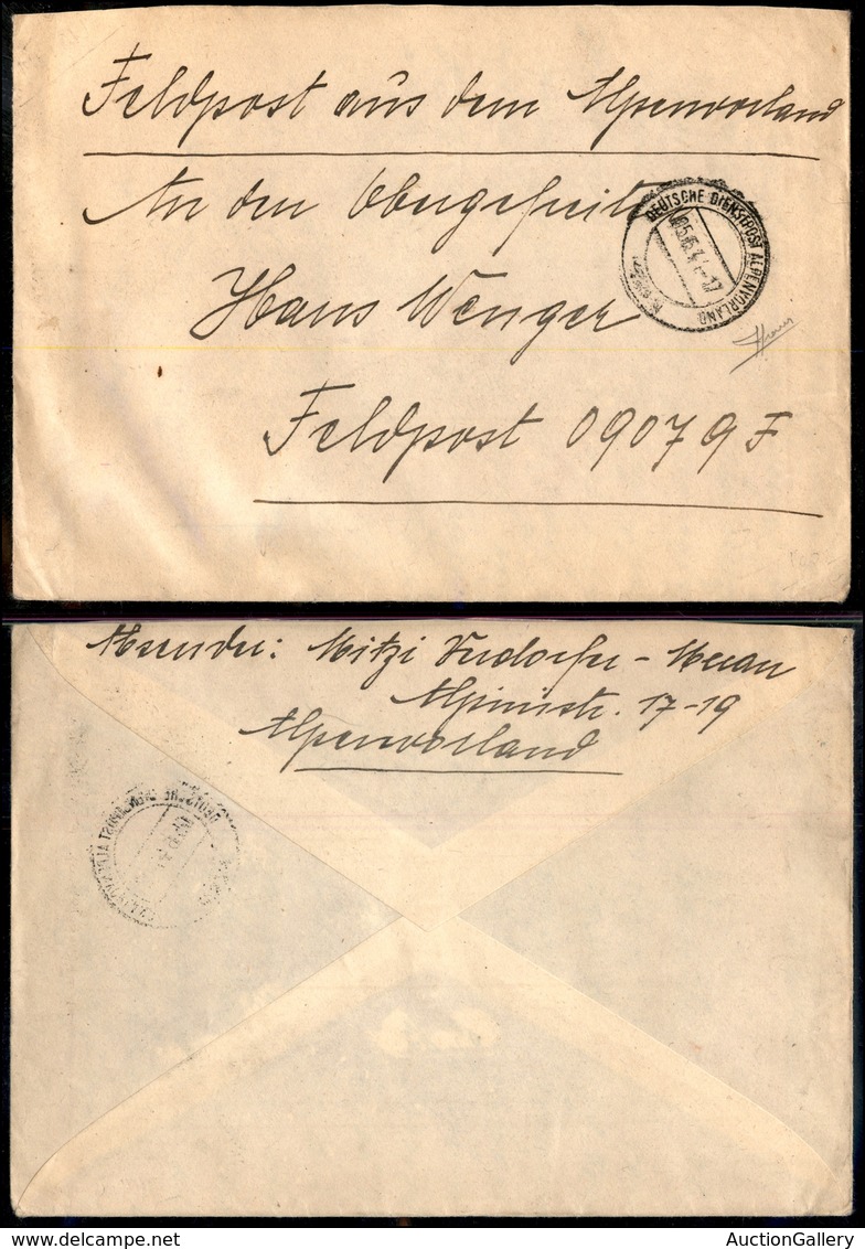 0931 GERMANIA - Meran/Deutsche Dienstpost Alpenvorland - Busta Per La Feldpost 09079f Del 5.5.44 - Sorani - Other & Unclassified