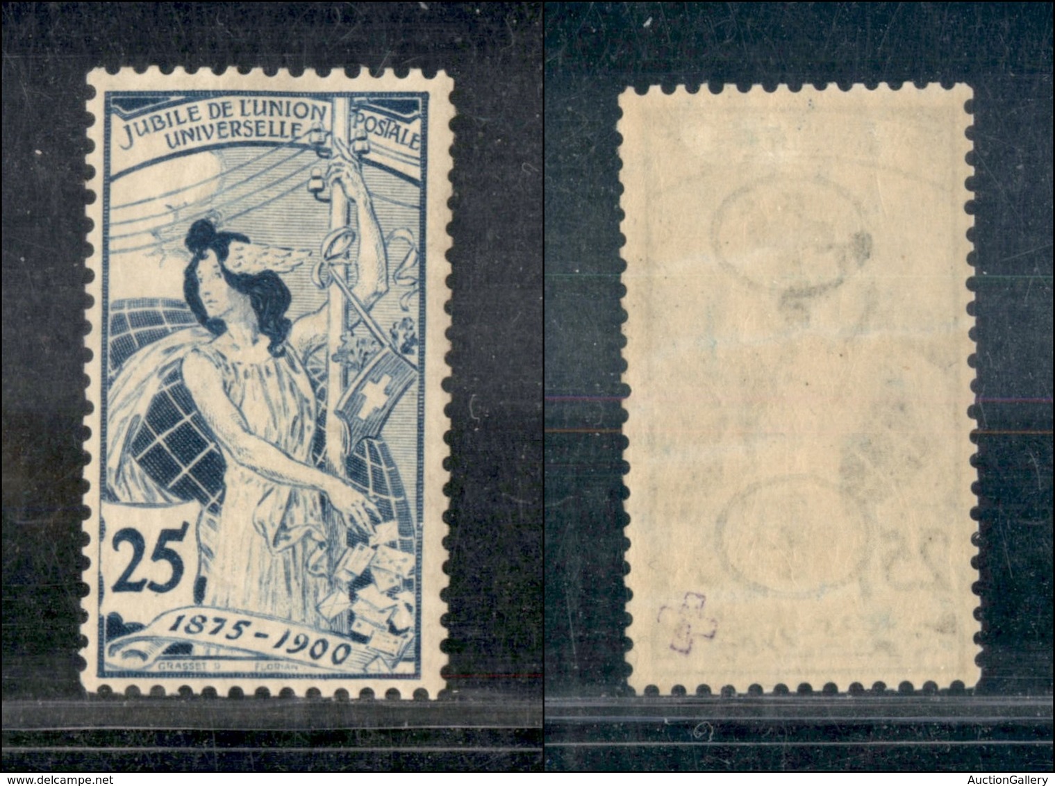 0950 SVIZZERA - 1900 - 25 Cent (91) Incisione Fine - Nuovo Con Gomma - Sonstige & Ohne Zuordnung