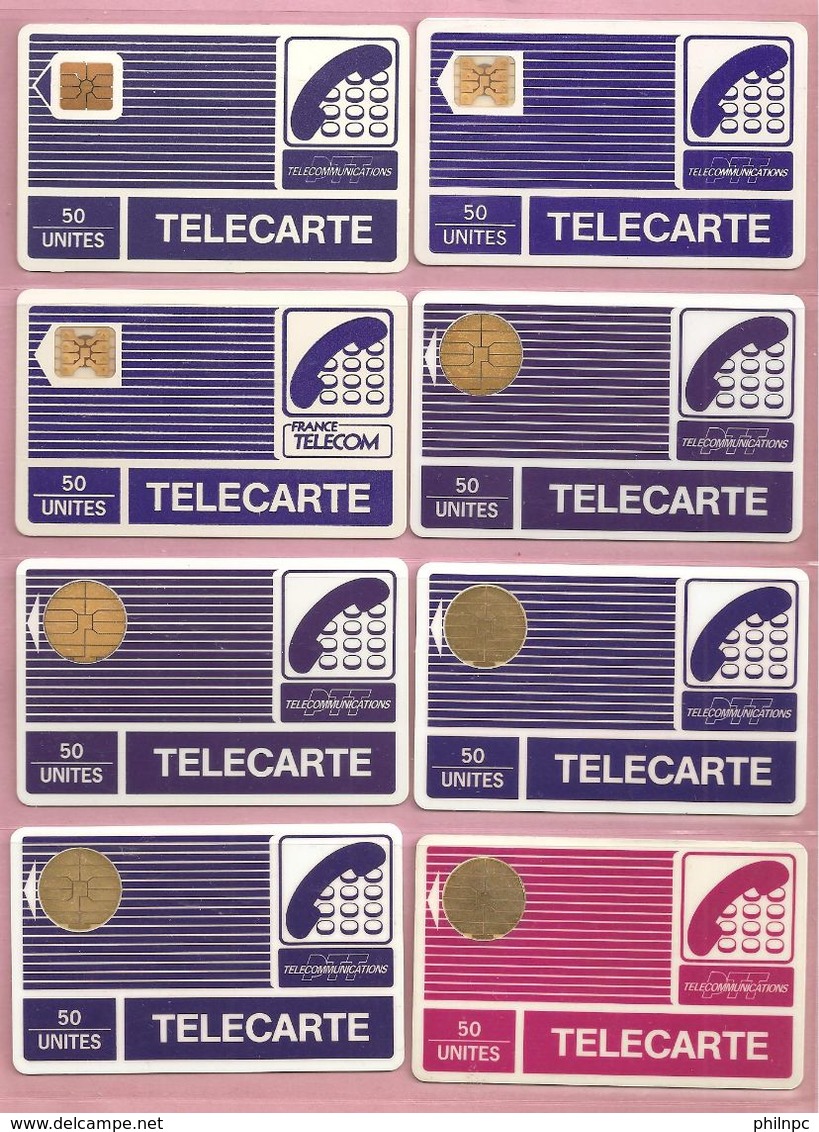 France, Lot De 8 Télécartes, PYJAMA, B - Collections