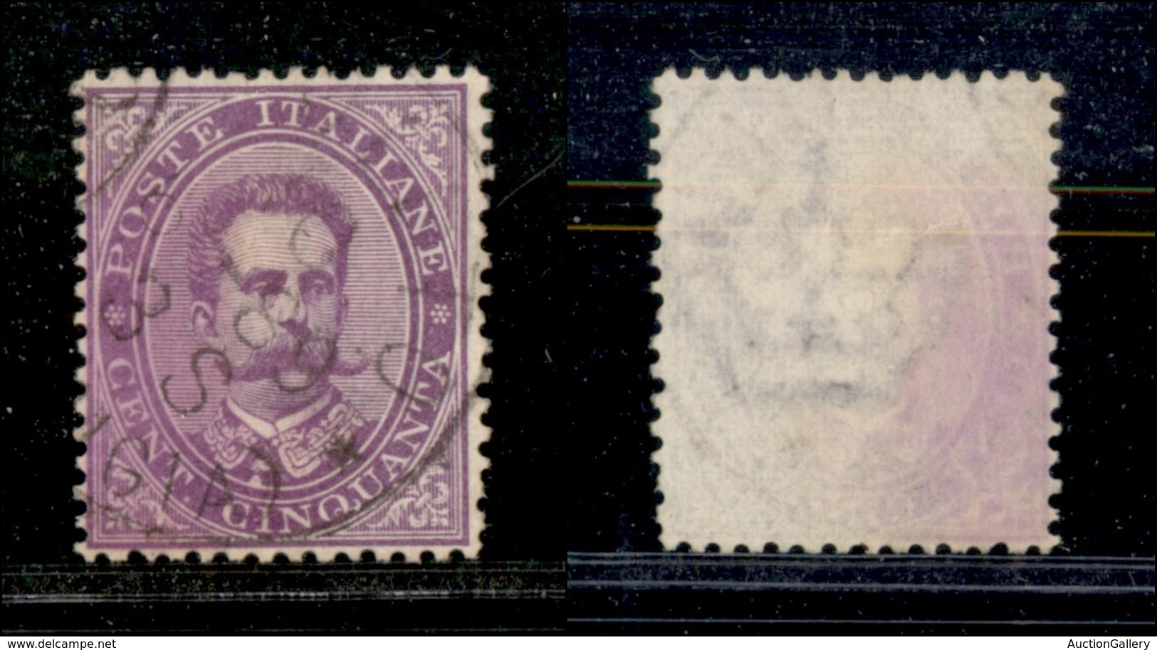 1398 REGNO - 1871 - 50 Cent Umberto (42) - Usato (40) - Other & Unclassified