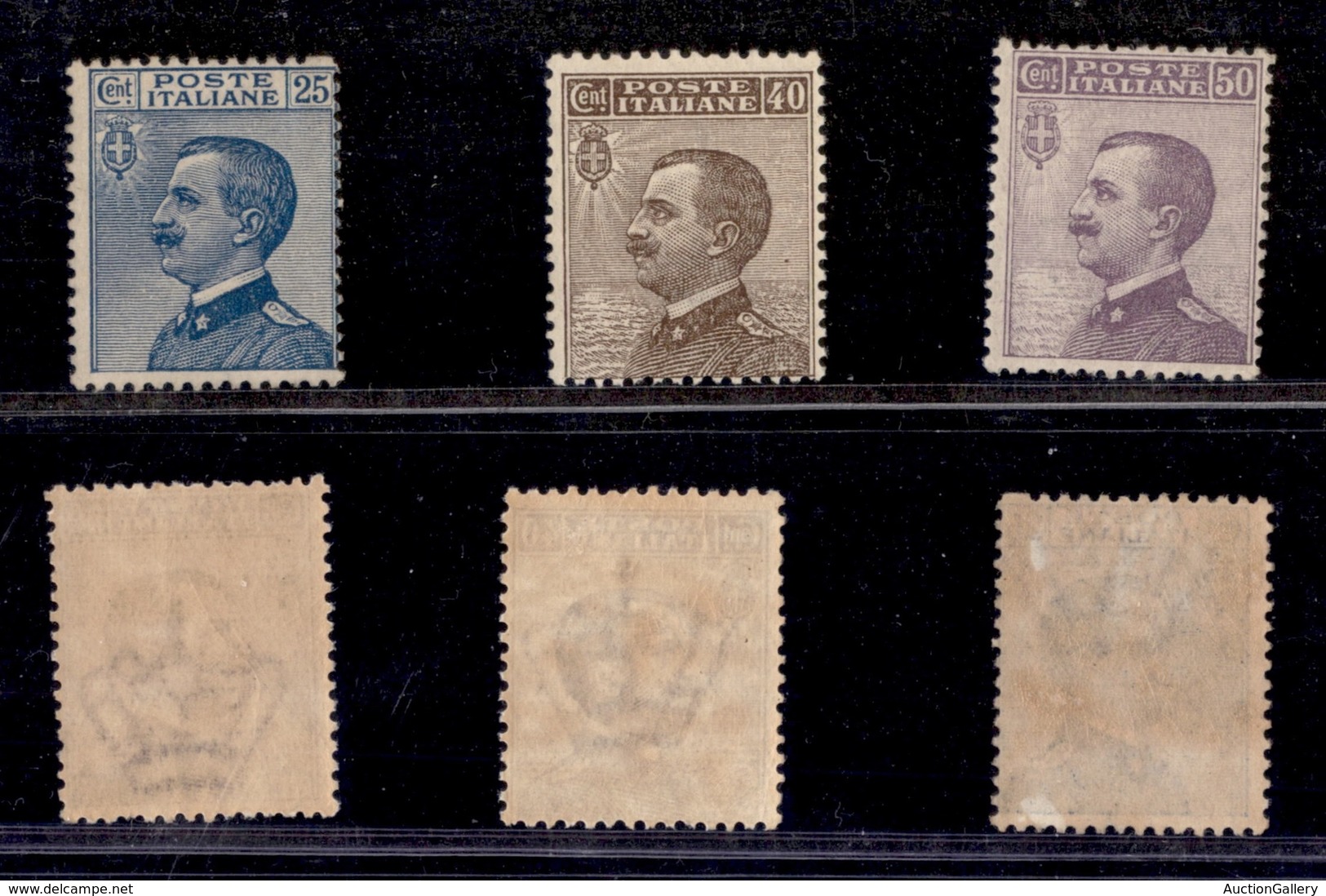 1441 REGNO - 1908 - Vittorio Emanuele III (83/85) - Serie Completa - Gomma Integra - Other & Unclassified