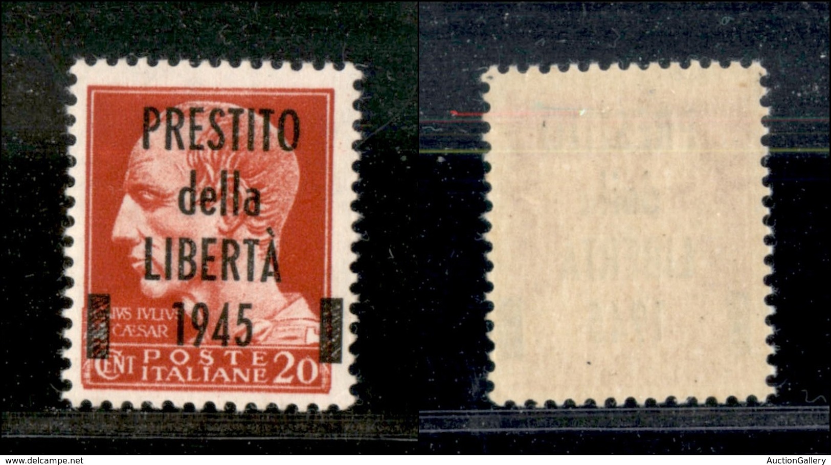 1755 LUOGOTENENZA - 1945 - Prestito Della Libertà - 20 Cent Lucca (Unif.1) - Gomma Integra (70) - Sonstige & Ohne Zuordnung