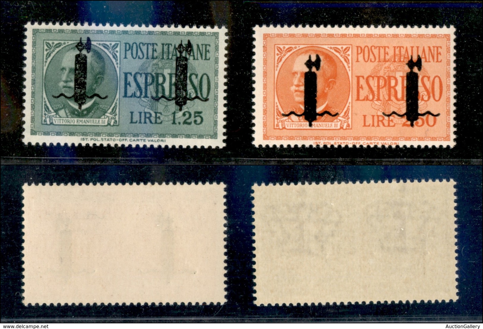 1787 REPUBBLICA SOCIALE - 1944 - Saggi - Espressi (P1/P2) - Serie Completa Di 2 Valori - Gomma Integra - Cert. AG (2.000 - Other & Unclassified