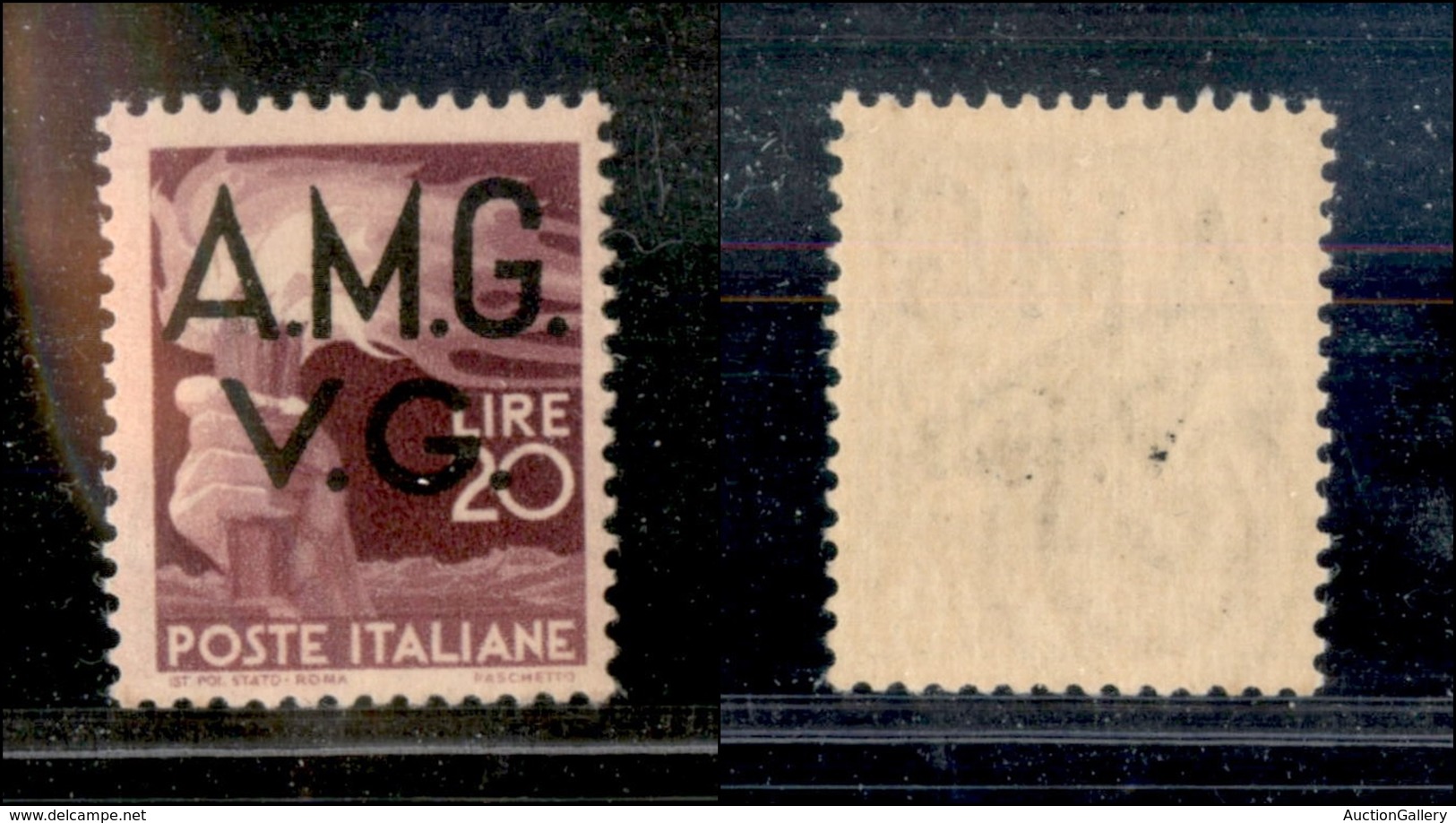 1799 TRIESTE - 1945/47 - AMG VG - 20 Lire Democratica (18) - Gomma Integra - Andere & Zonder Classificatie