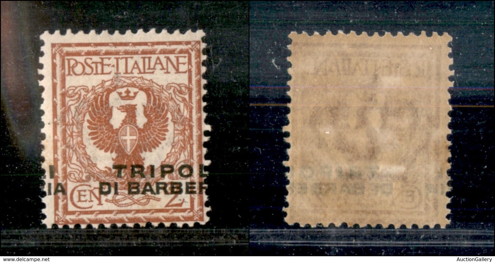 1927 UFF.POSTALI ESTERO - LEVANTE - 1915 - 2 Cent (12c) Con Soprastampa Spostata I + IA A Cavallo - Gomma Integra - Other & Unclassified