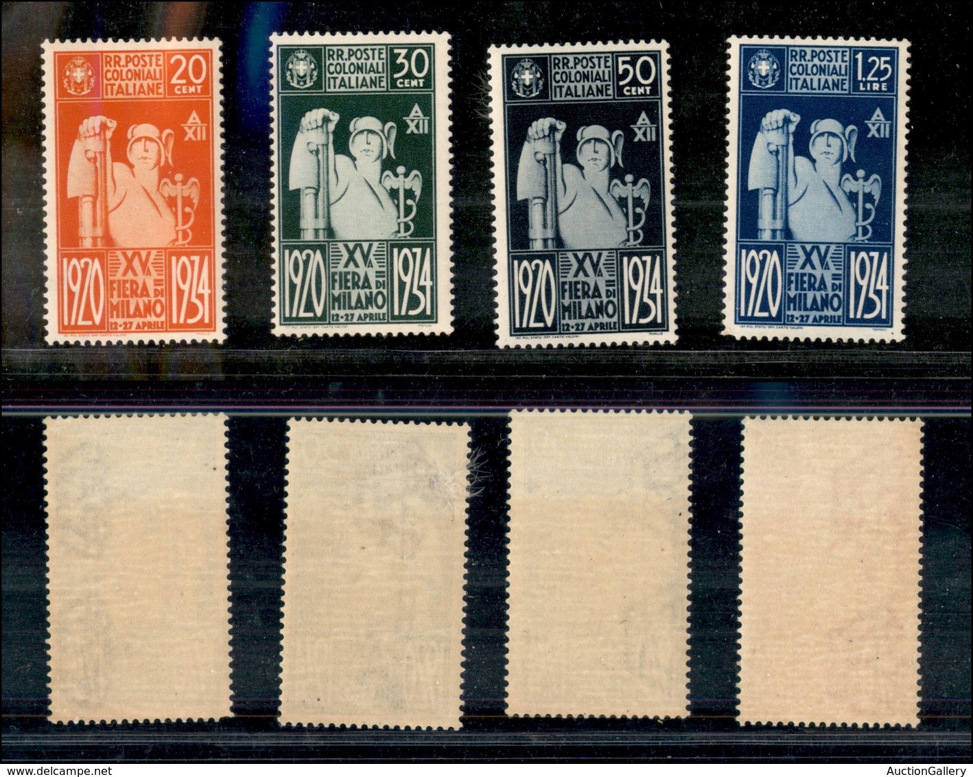1934 COLONIE - EMISSIONI GENERALI - 1934 - XV Fiera Di Milano (42/45) - Serie Completa Di 4 Valori - Gomma Integra (30) - Other & Unclassified