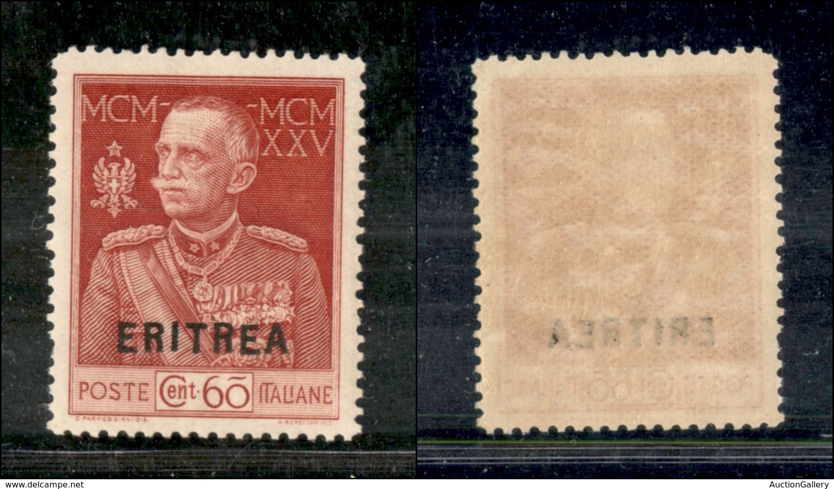 1990 COLONIE - ERITREA - 1925/26 - 60 Cent Giubileo Del Re (99) - Dent. 13 1/2 - Gomma Integra - Autres & Non Classés