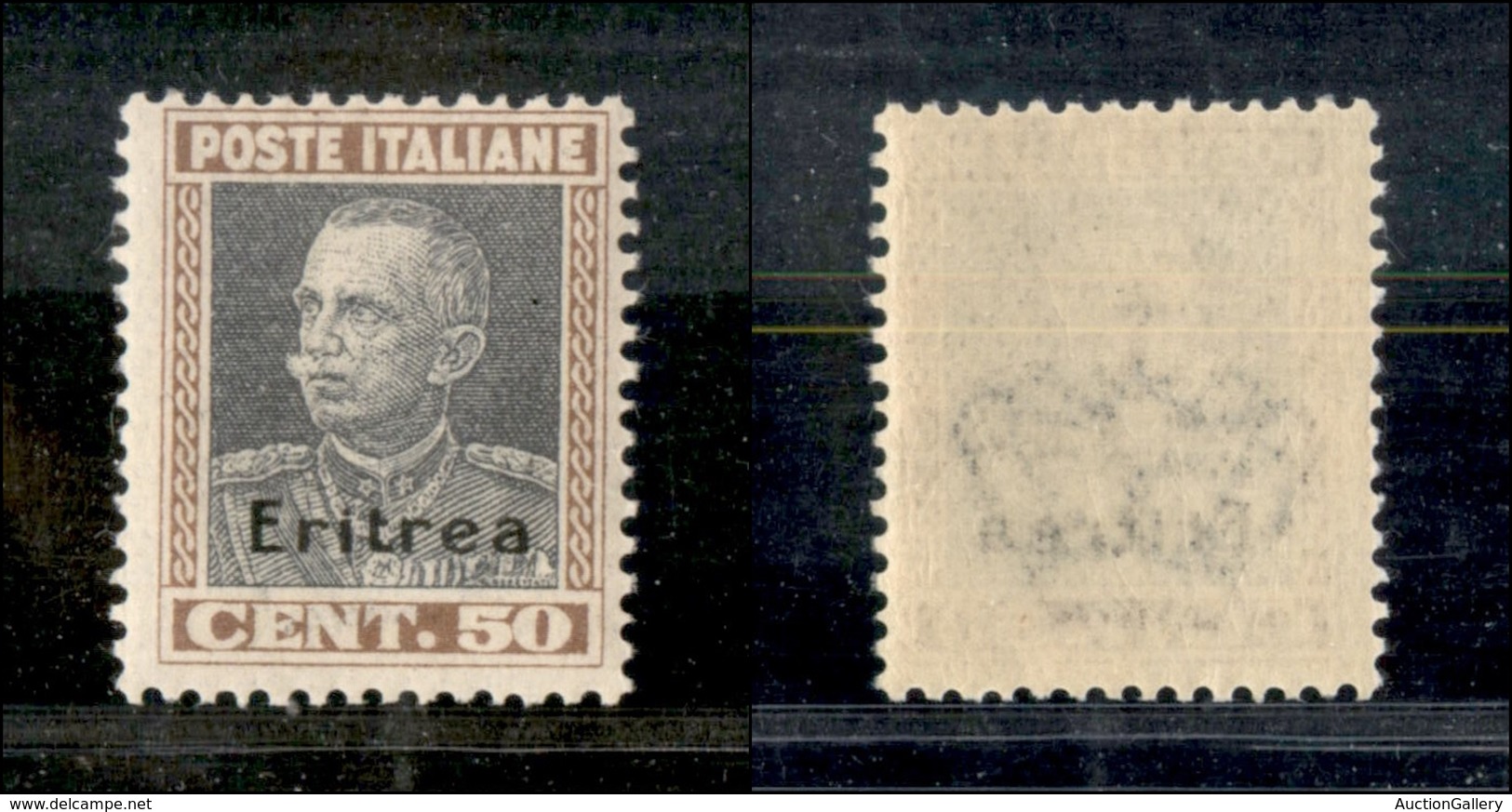 1996 COLONIE - ERITREA - 1928 - 50 Cent Soprastampato (128) - Gomma Integra - Autres & Non Classés