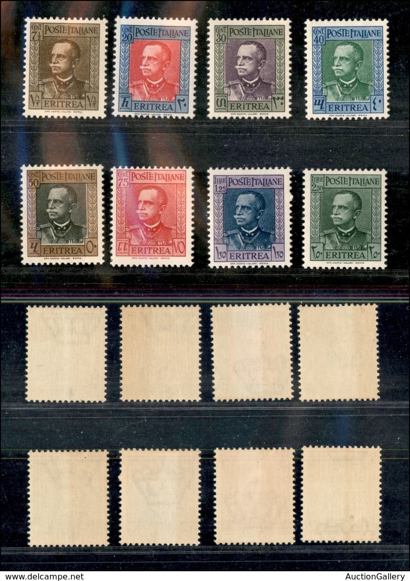 2008 COLONIE - ERITREA - 1931 - Effige V.E.III (195/202) - Serie Completa Di 8 Valori - Gomma Integra (75) - Other & Unclassified