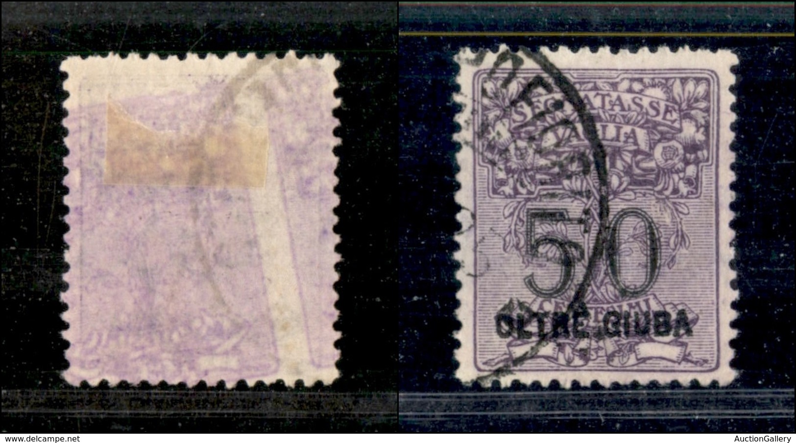2114 COLONIE - OLTRE GIUBA - 1925 - 50 Cent Segnatasse Per Vaglia Soprastampato (3) - Usato (250) - Other & Unclassified