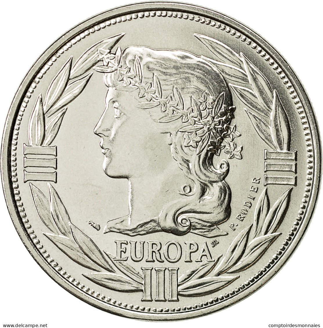 France, Medal, Ecu Europa, 1992, SPL, Cupro-nickel - Other & Unclassified