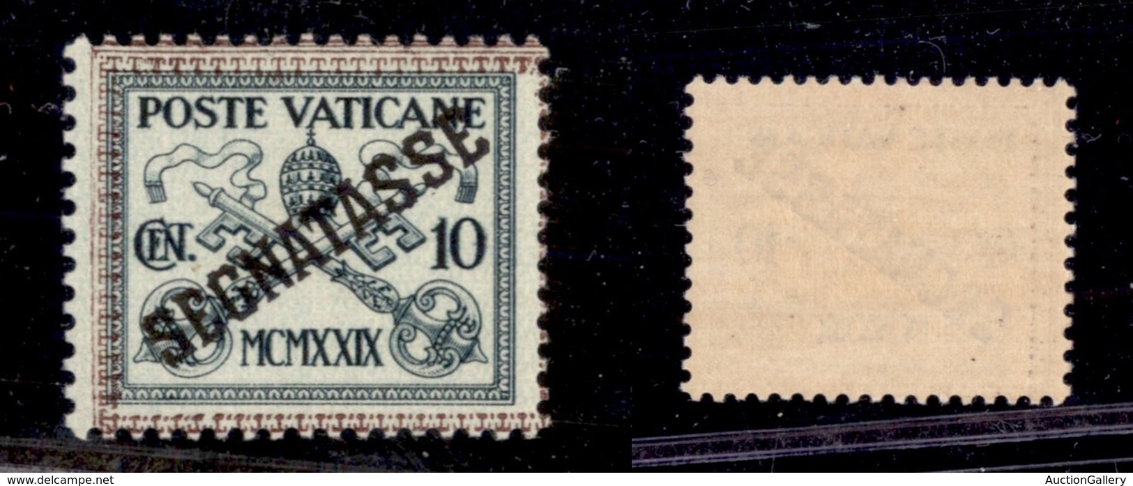 2367 VATICANO - 1931 - 10 Cent (2) Con Soprastampa Spostata A Destra (varietà Ba) - Non Catalogato - Gomma Integra - Autres & Non Classés