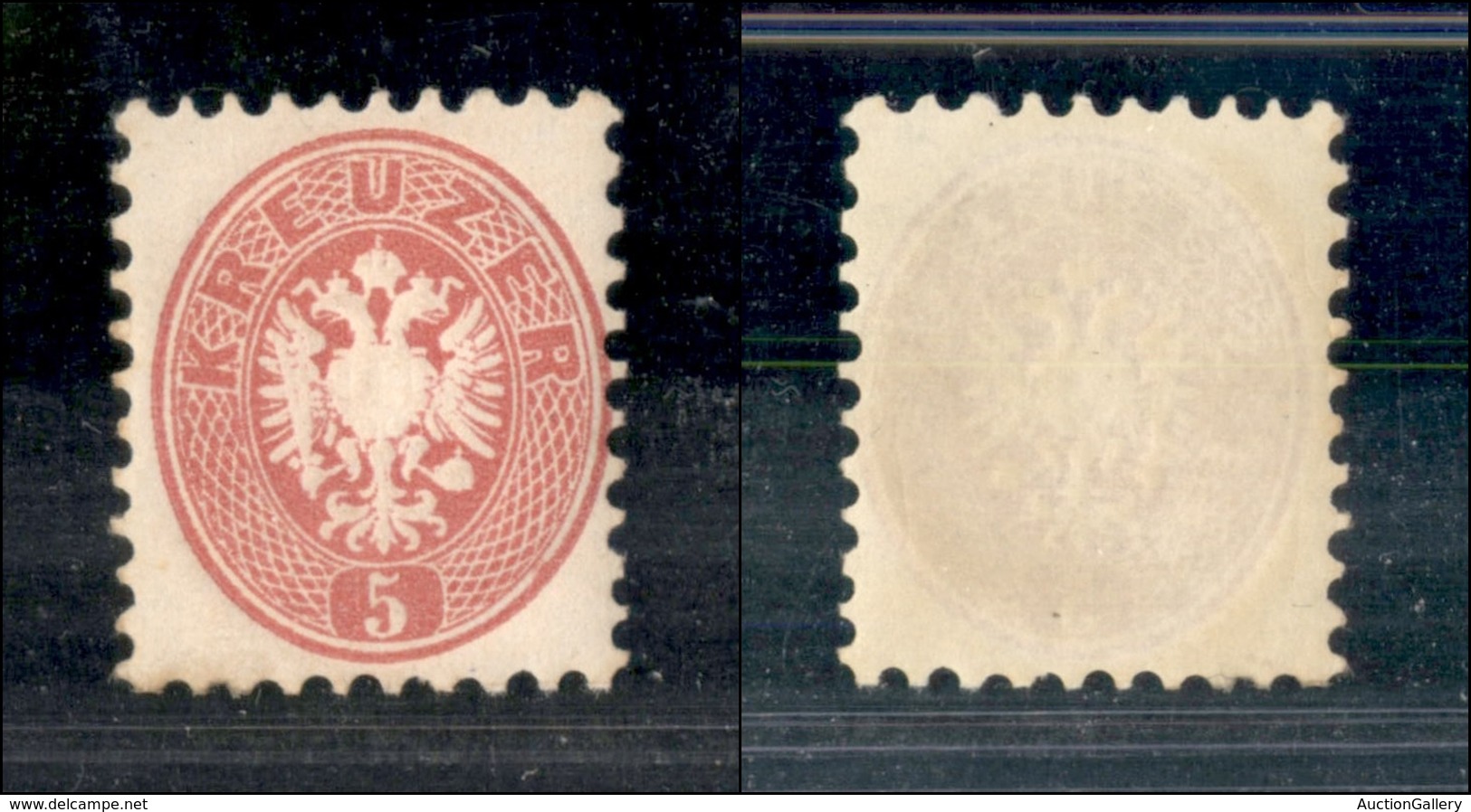 2453 AUSTRIA - 1863 - 5 Kreuzer (32) - Gomma Integra - Andere & Zonder Classificatie