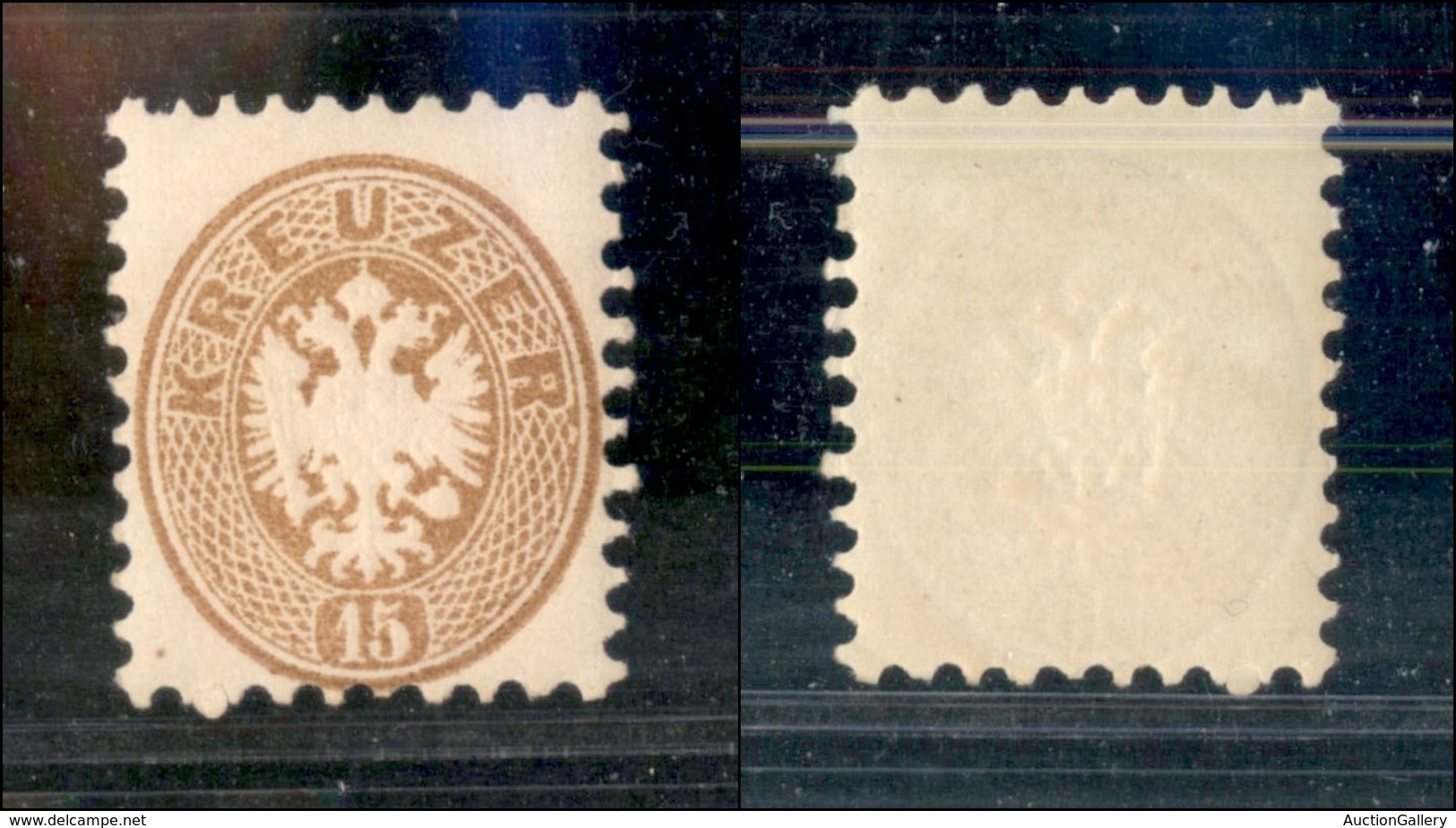 2454 AUSTRIA - 1863 - 15 Kreuzer (34) - Gomma Integra - Autres & Non Classés