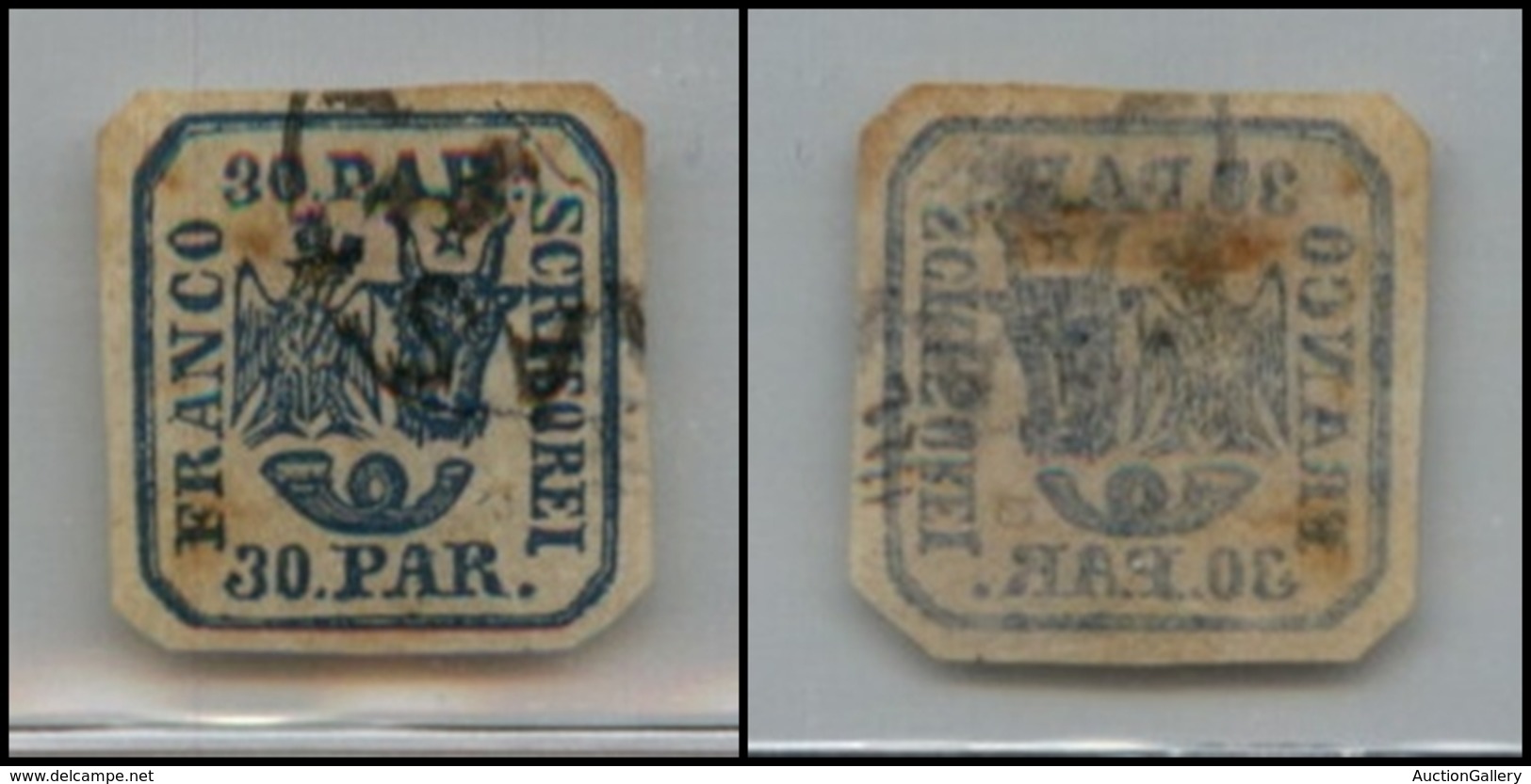 2586 ROMANIA - 1862 - 30p. (10) - Usato - Da Esaminare - Autres & Non Classés