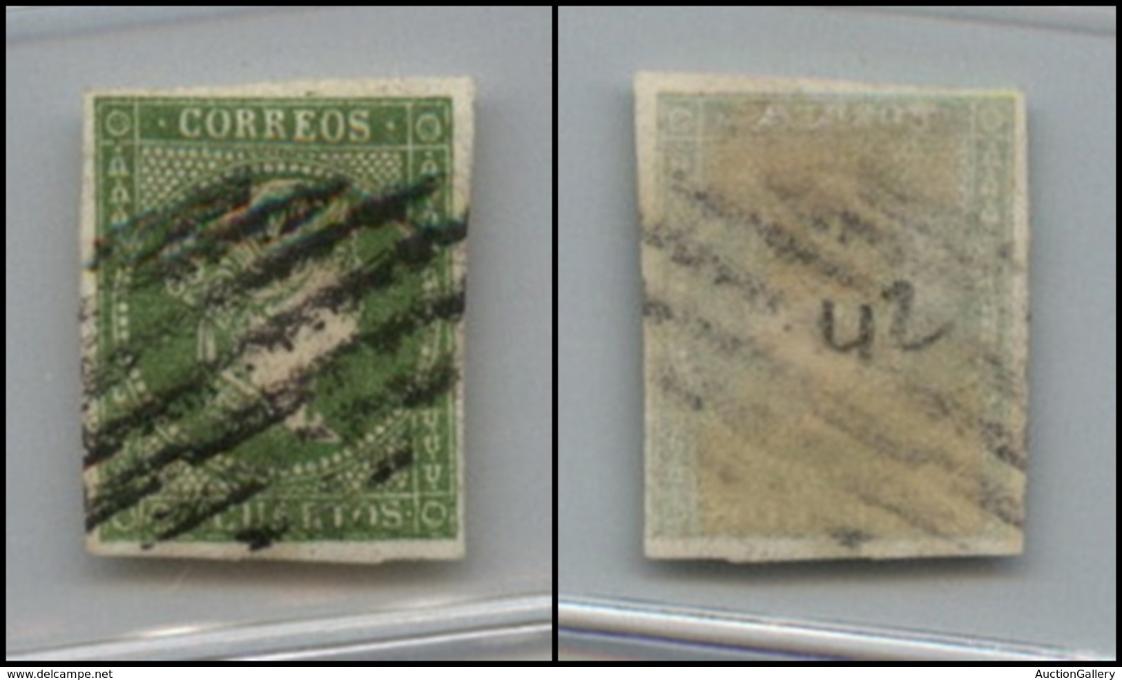 2626 SPAGNA - 1856/1859 - 2 Cent Isabella (unif. 42) - Usato - Autres & Non Classés