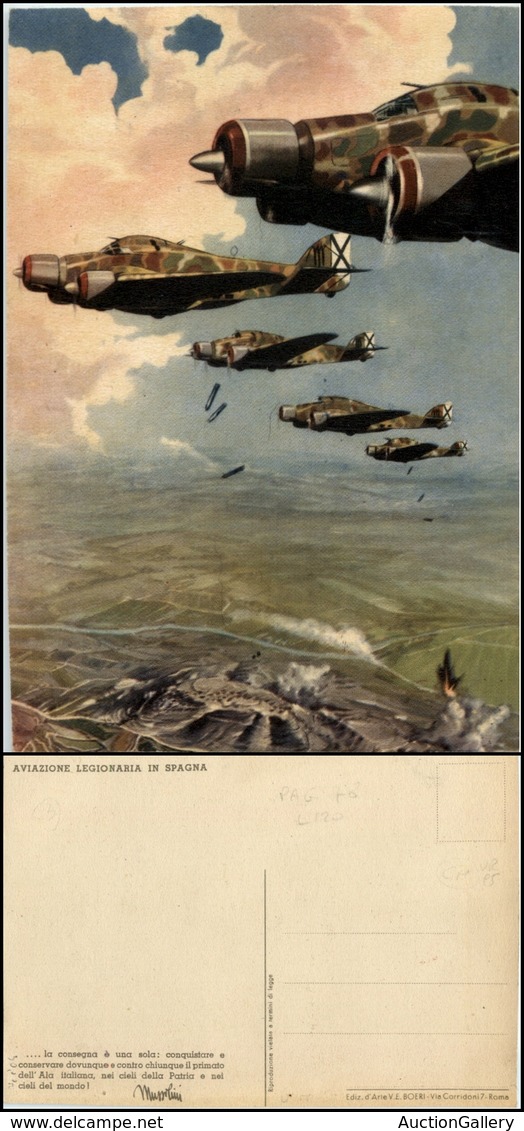 2719 CARTOLINE - MILITARI - Aviazione Legionaria In Spagna - Nuova FG (90) - Andere & Zonder Classificatie