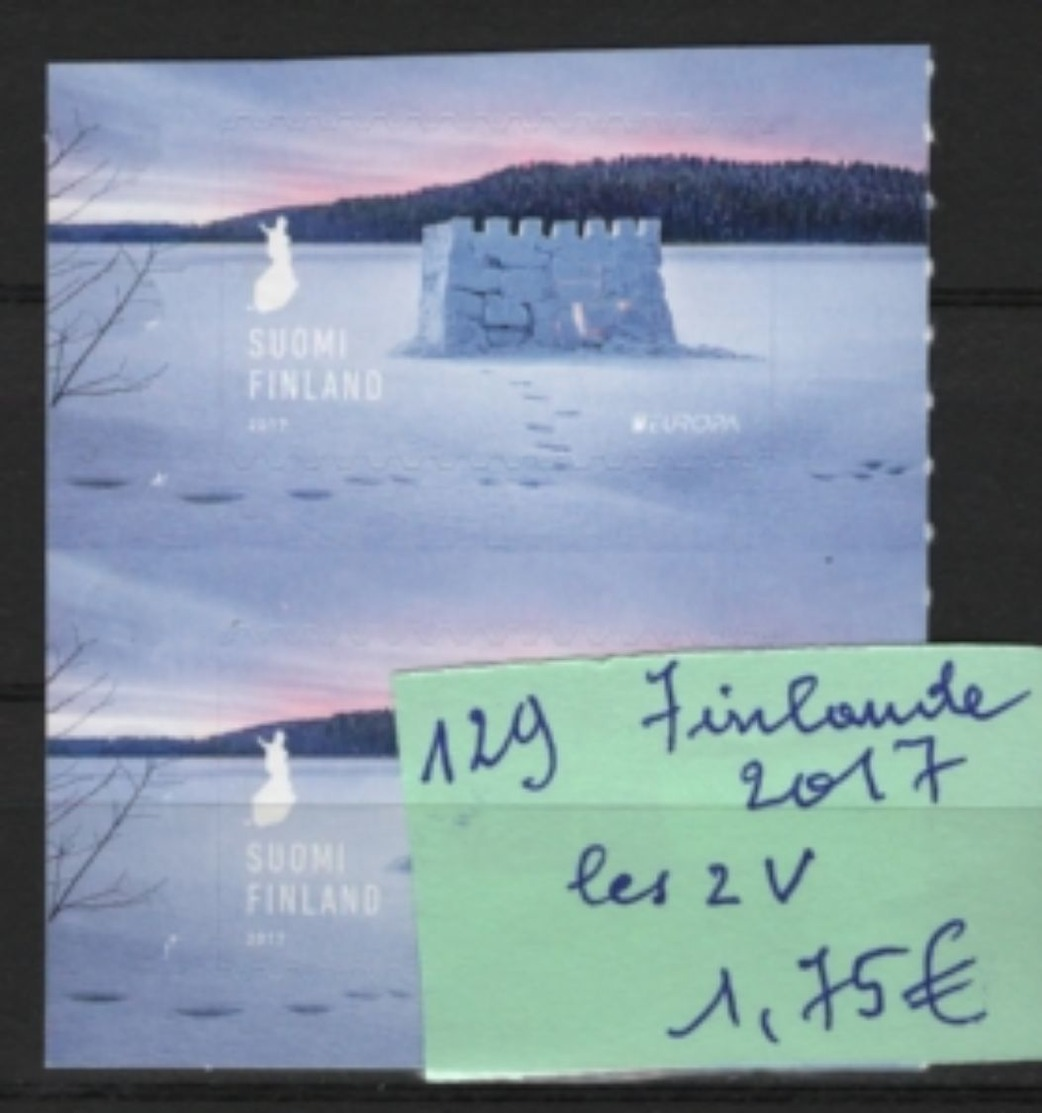 129  -- Finlande La V De 2017 En Bloc De 2 V - 1995