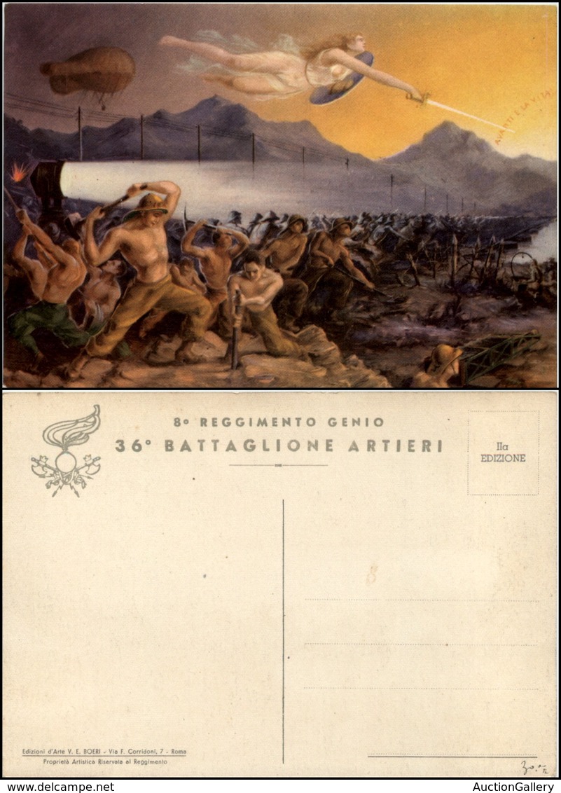 2817 CARTOLINE - MILITARI - 8° Reggimento Genio - 36° Battaglione Artieri - Nuova FG (30) - Other & Unclassified