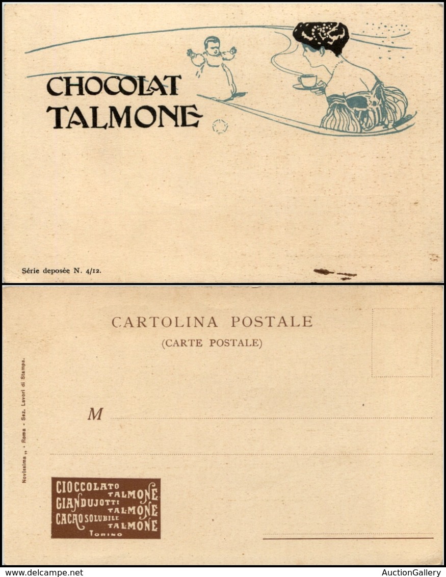 2929 CARTOLINE - PUBBLICITARIE - Cioccolato Talamone - Chocolat Talamone N.4/12 - Illustratore Terzi - Nuova (100) - Other & Unclassified