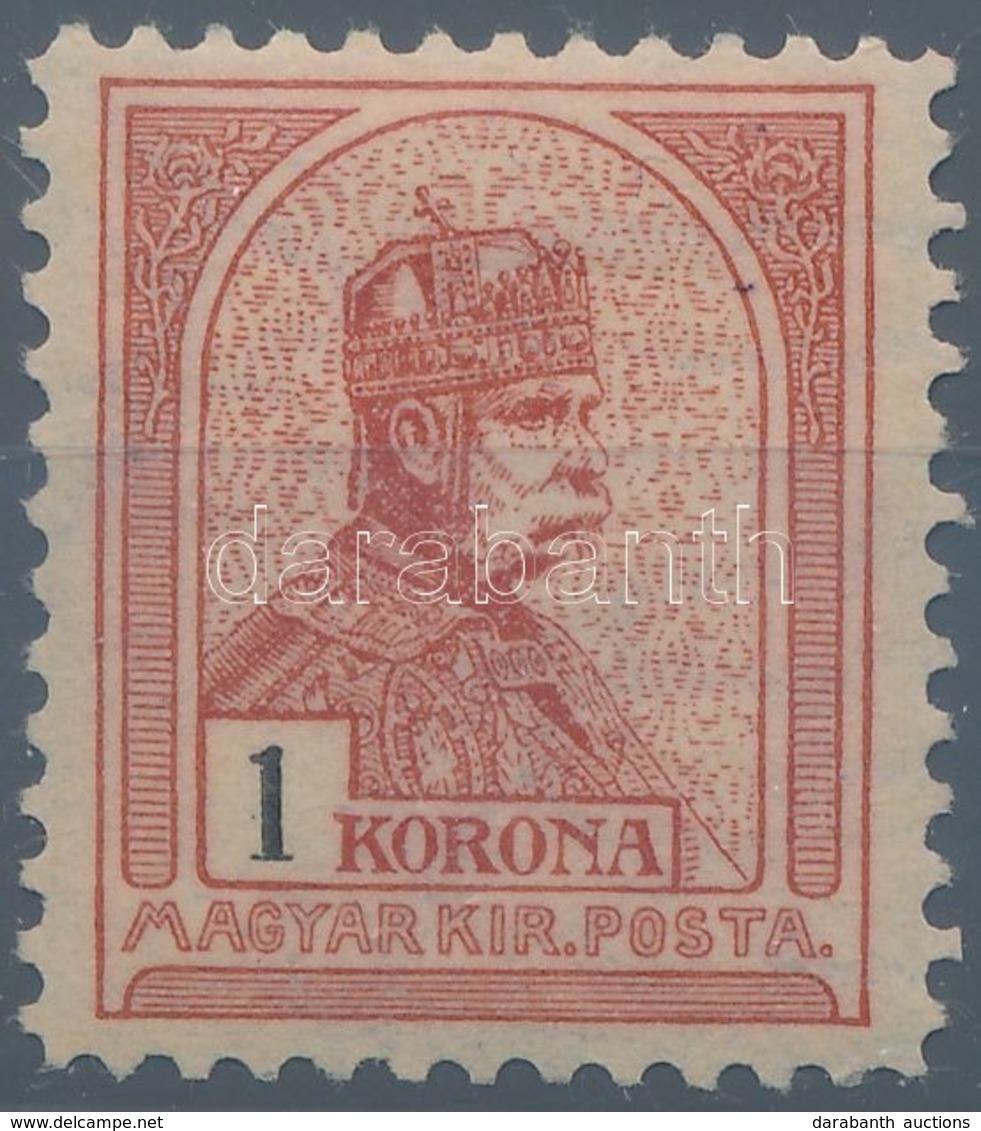 * 1900 Turul 1K 11 1/2 Fogazással Tökéletesen Centrált Luxus Darab, Enyhe Falcnyom RR! (40.000) - Other & Unclassified